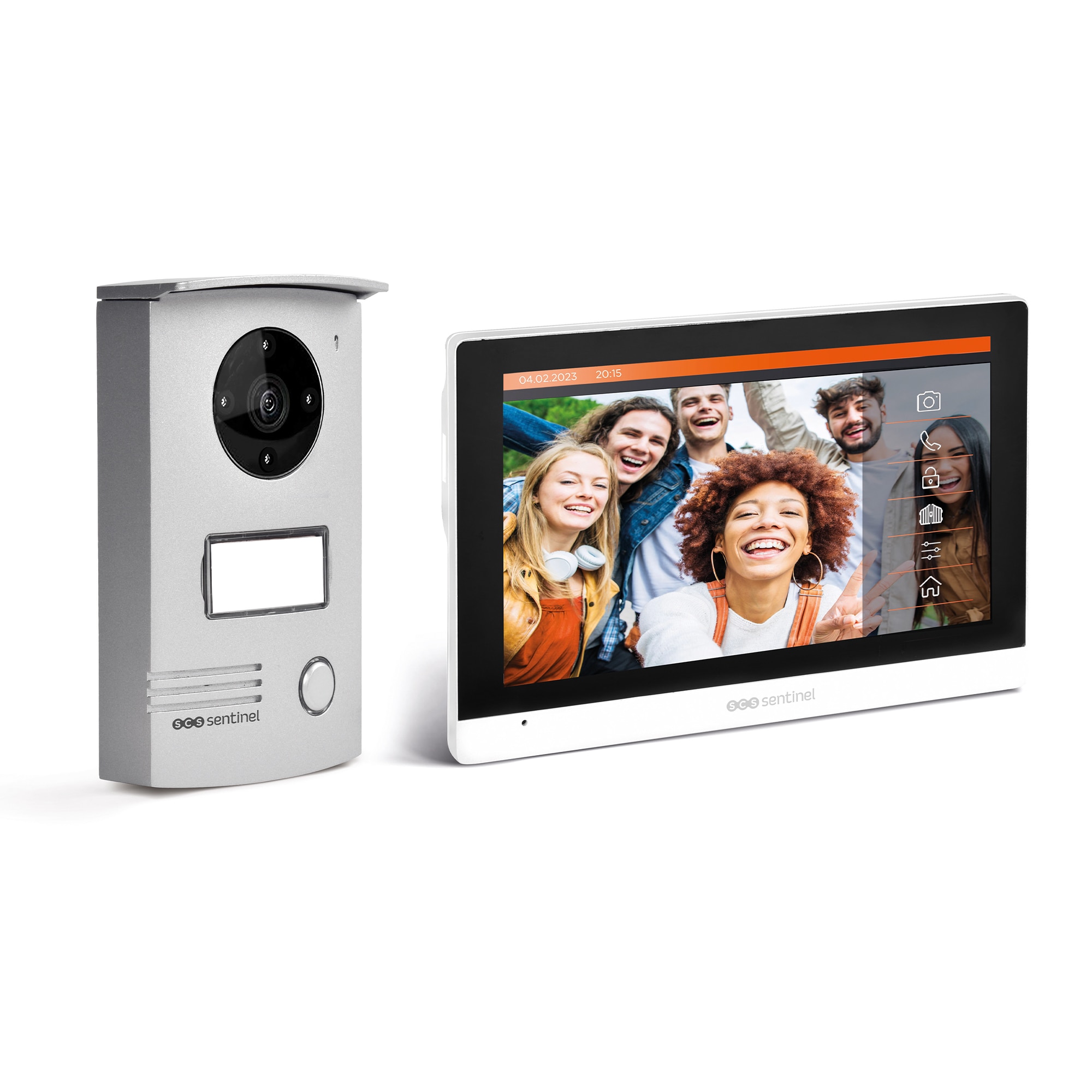 Imagem 0 de Videoporteiro Inteligente com Cabo VisioDoor WiFi 18 cm (7")