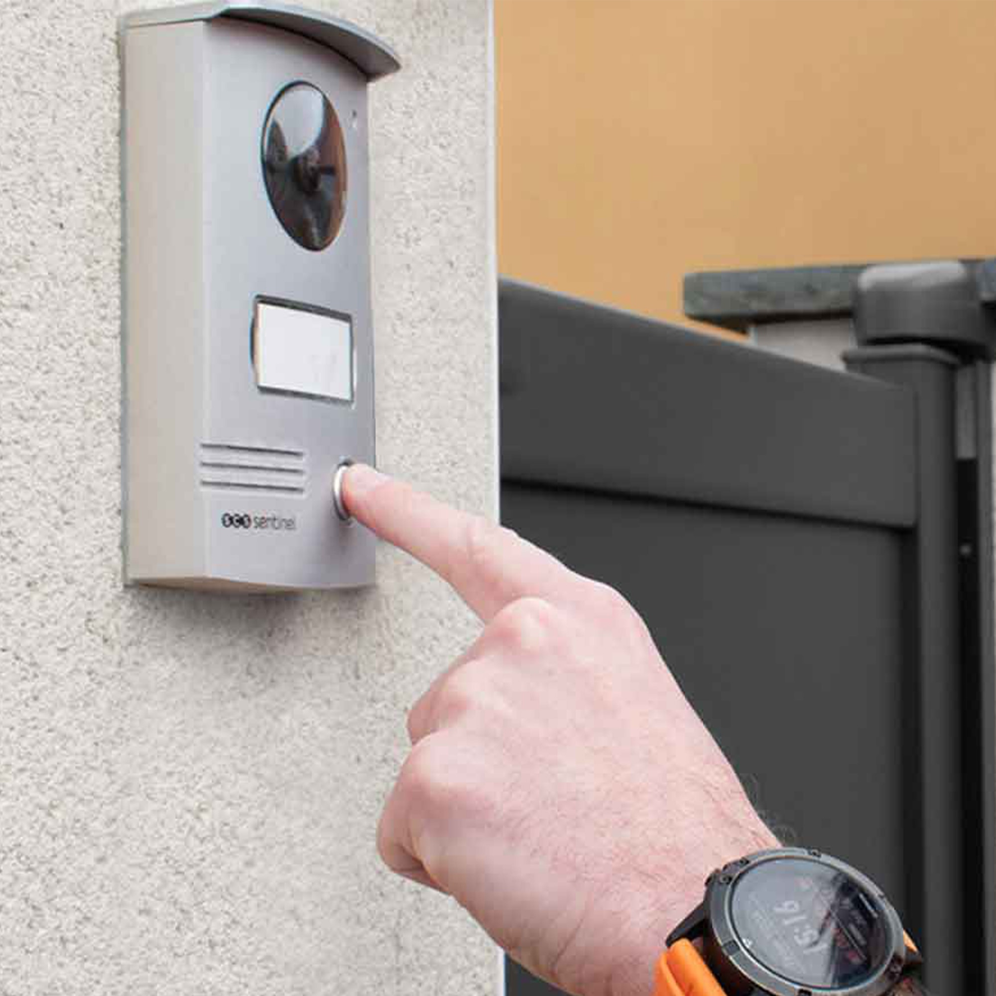 Videoportero Inteligente con cable VisioDoor WiFi 18 cm (7") Metal / Negro-3