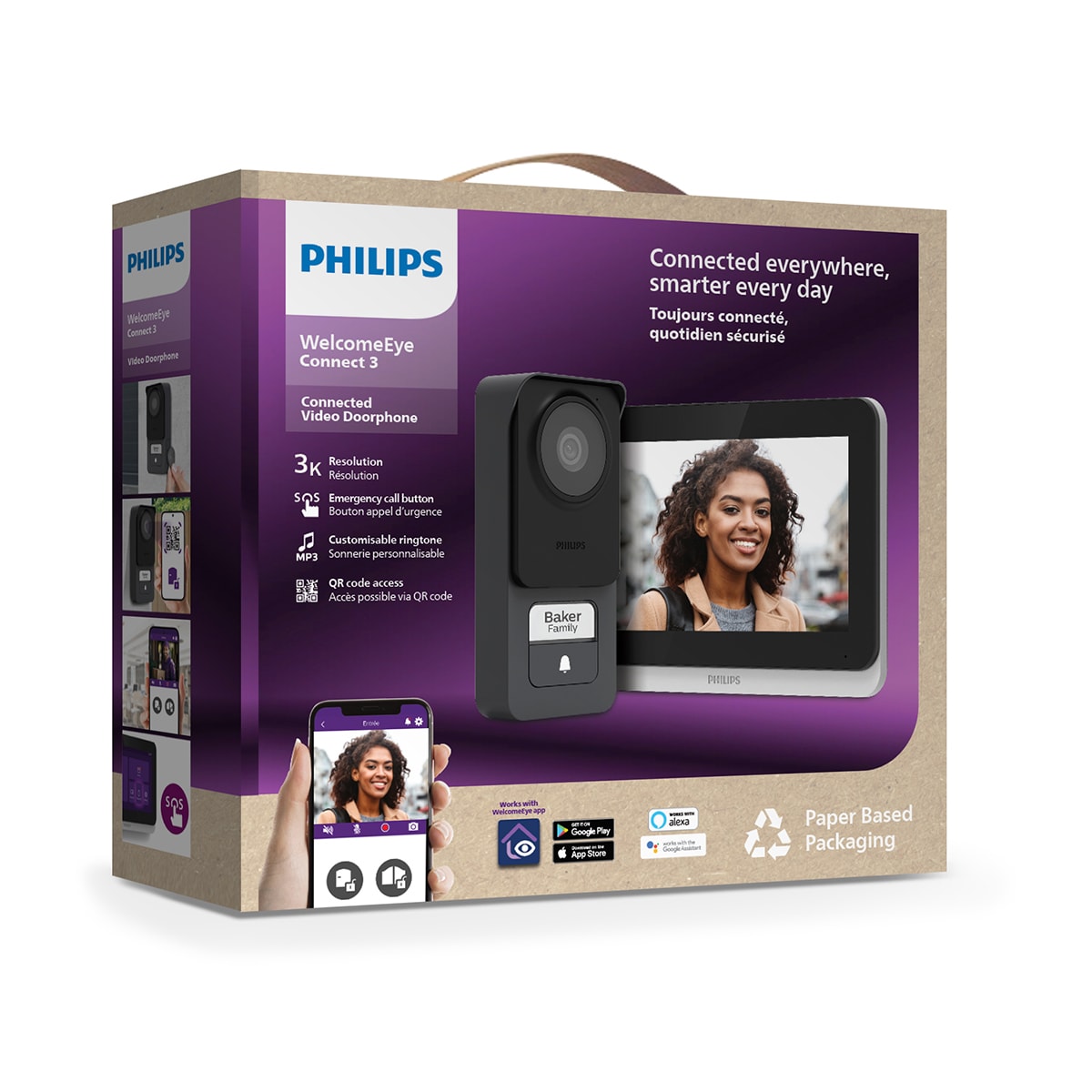 Videoportero Conectado WelcomeEye Connect 3 Negro / Aluminio-14