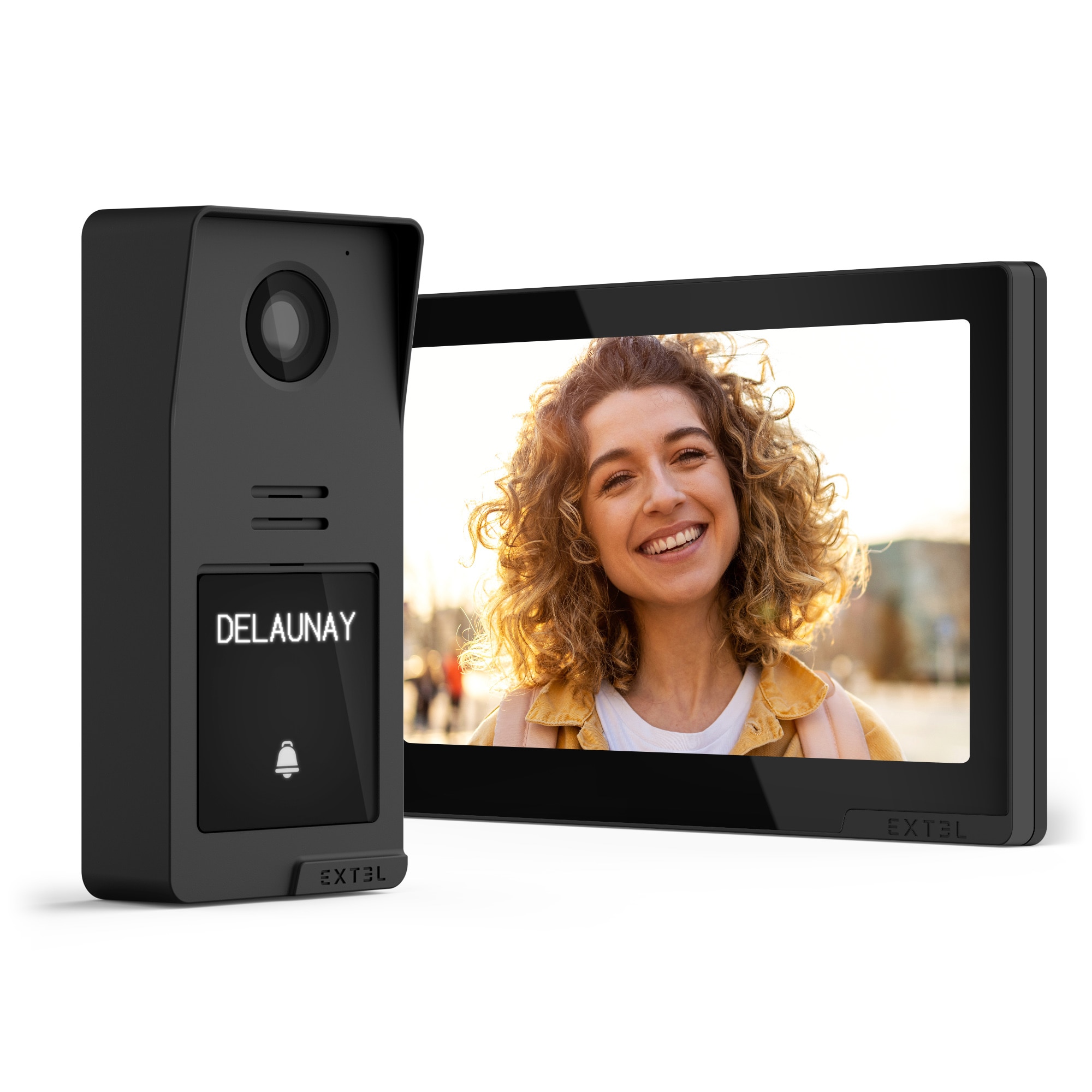 Videoporteiro conectado com acesso por impressão digital - Digital Connect - Extel - 720335 Cinzento Antracite-6