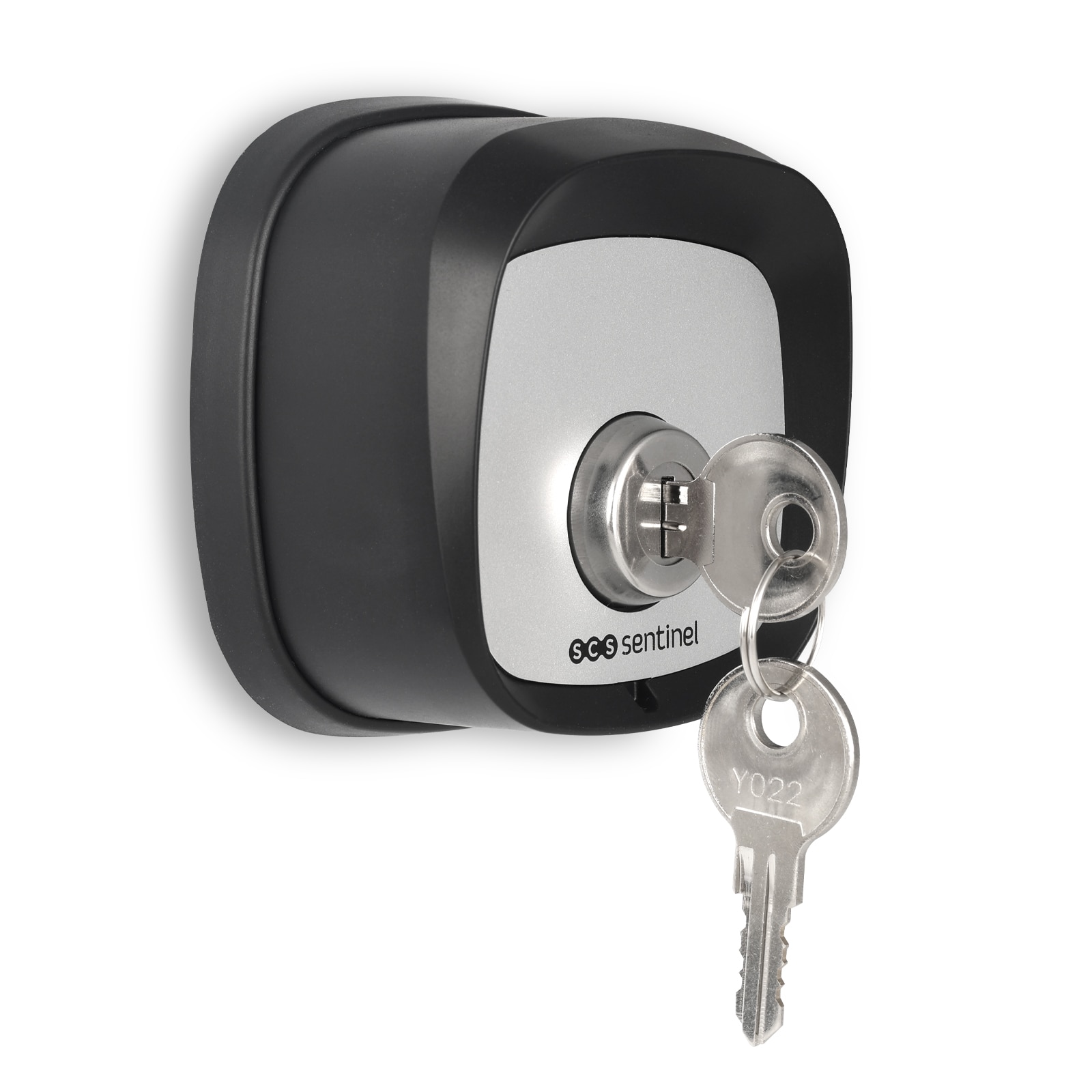 Interruptor de llave para cancelas KeyGate con cable Negro-2