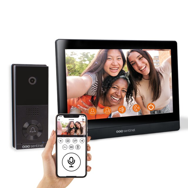 Imagen 0 de Videoportero conectado por cable VisioWifi 10 con pantalla de 10 pulgadas