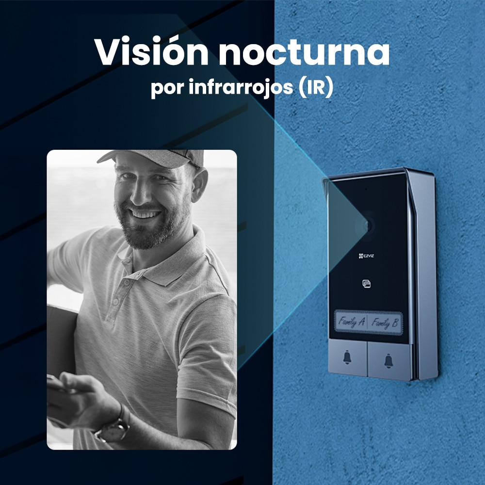 Videoportero Ezviz HP7 2 Pantallas Negro-15