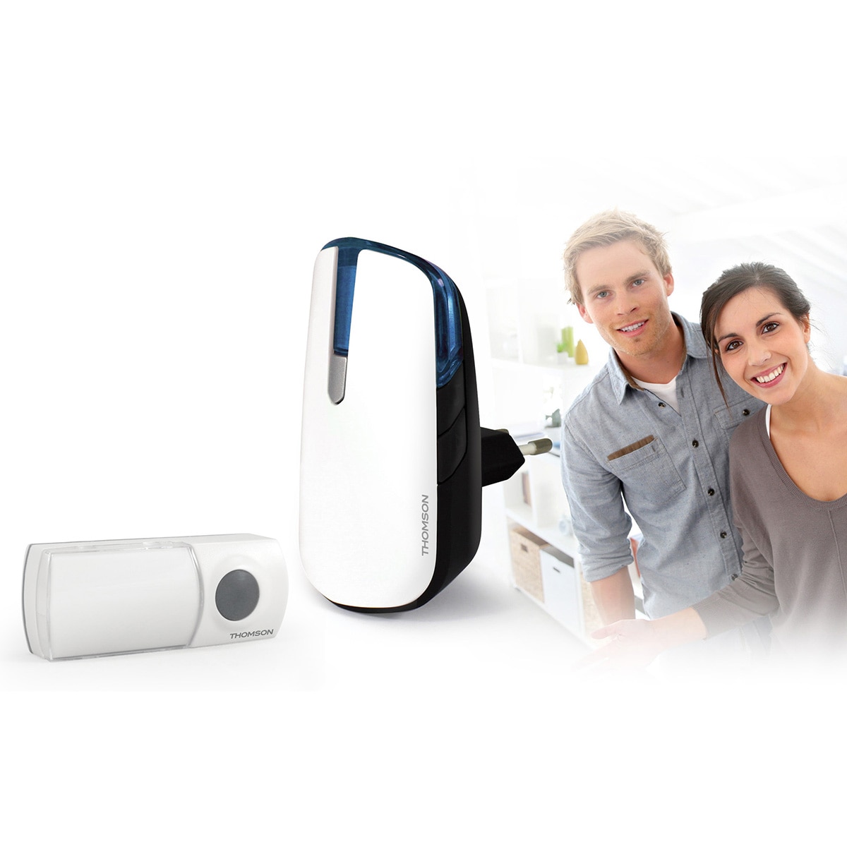 Campainha sem Fios Thomson - 150 m Branco-4