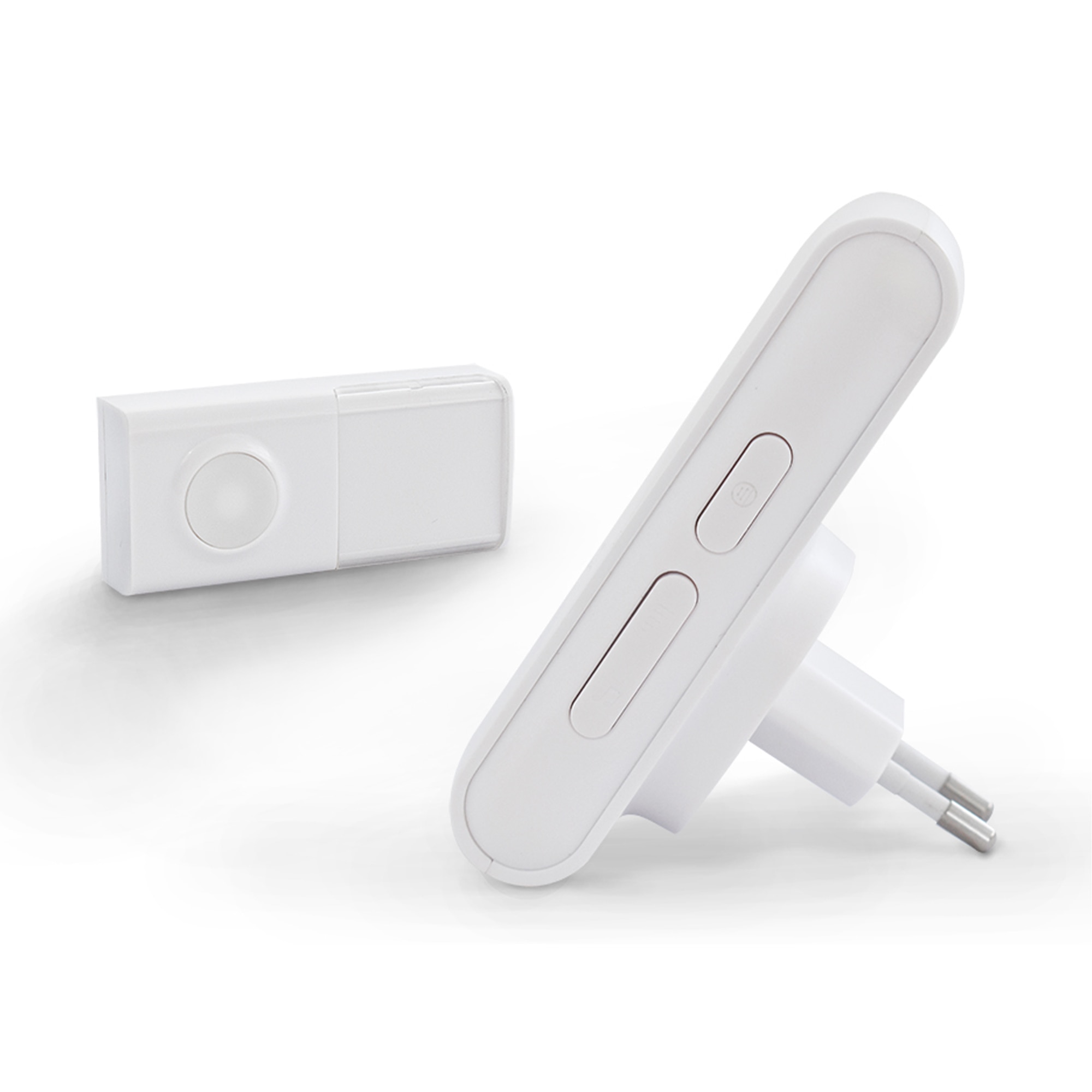 Timbre Inalámbrico Enchufable sin Pilas 100 m EcoBell Blanco-4