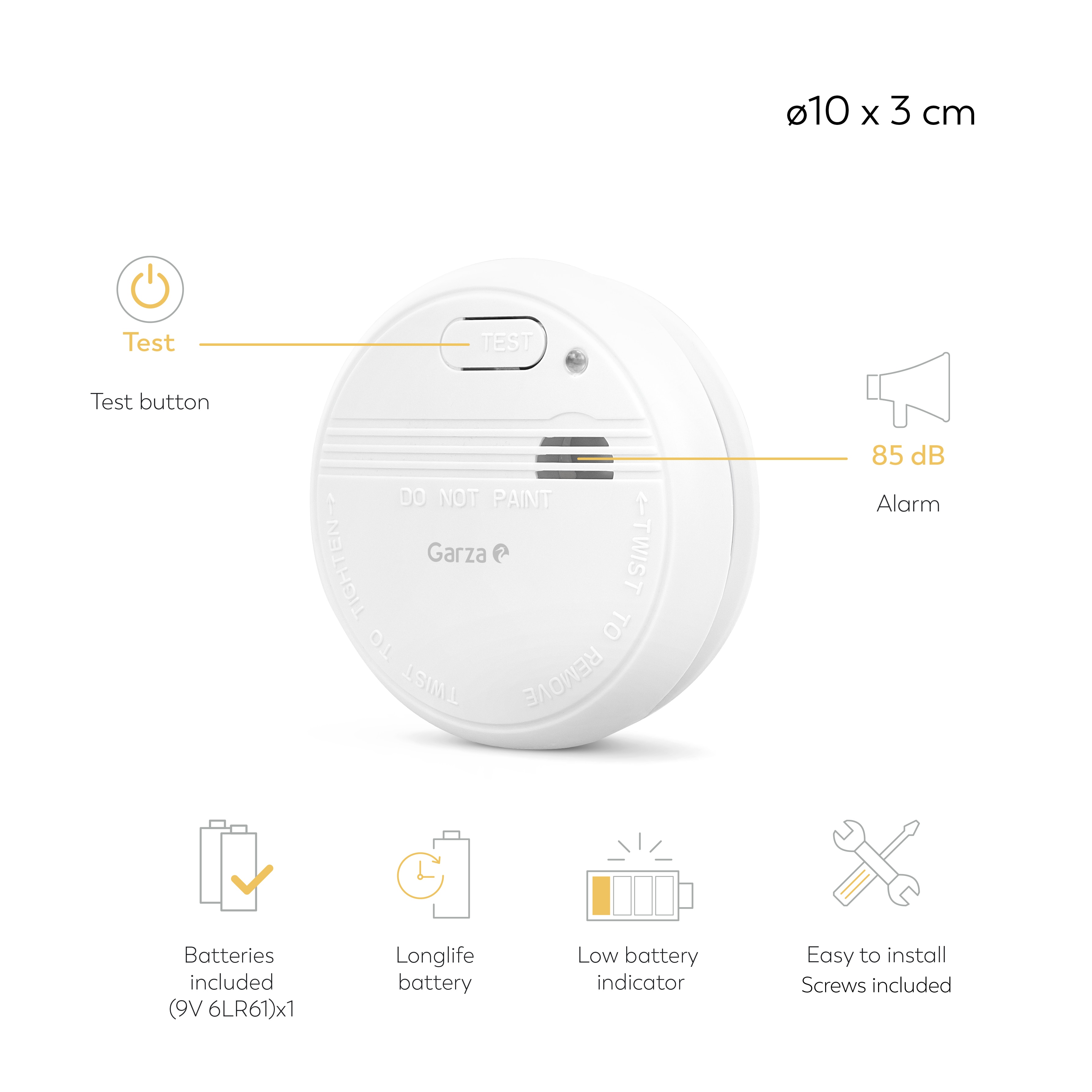 Detector humo Blanco-2