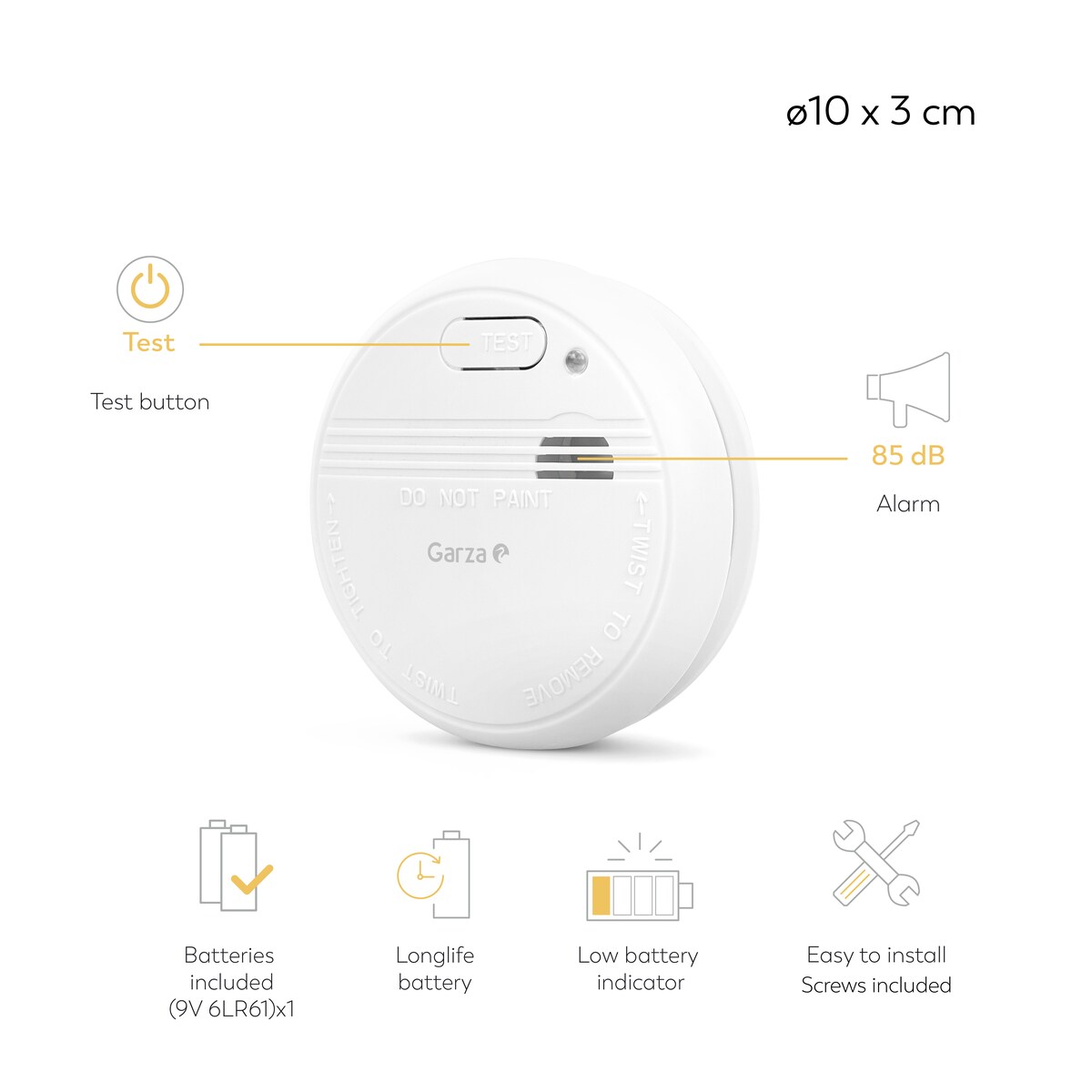 Detector humo Blanco-2