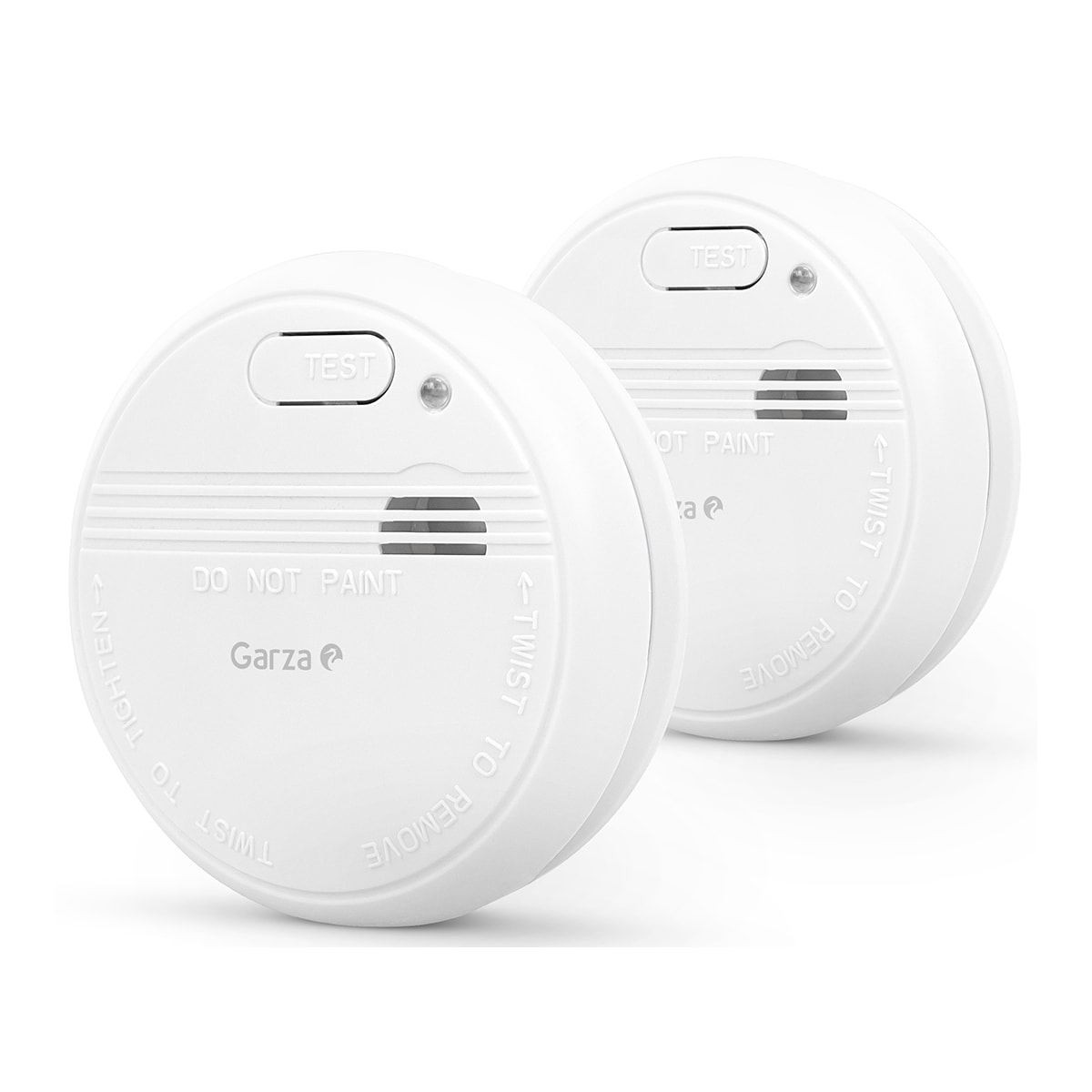 Detector Humo Óptico - Pack 2 Uds Blanco-1