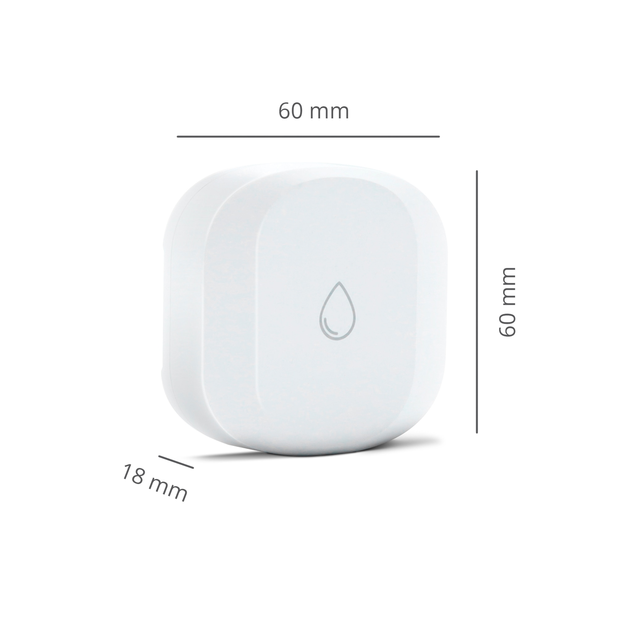 Detector de Fugas de Agua Inteligente sin Cable Zigbee Blanco-8