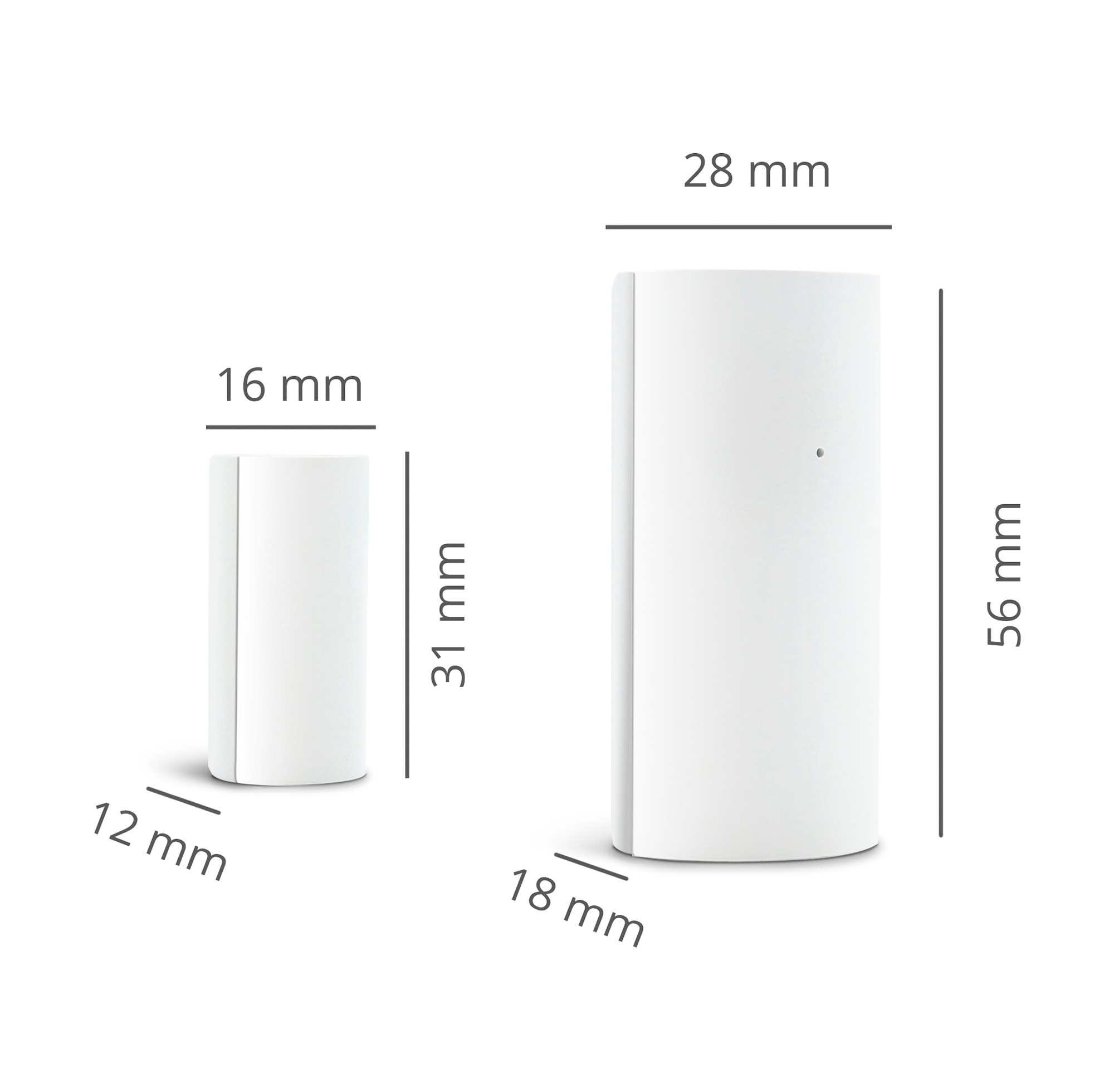 Detector de Apertura Inteligente sin Cable Zigbee Pack 2 Uds Blanco-8
