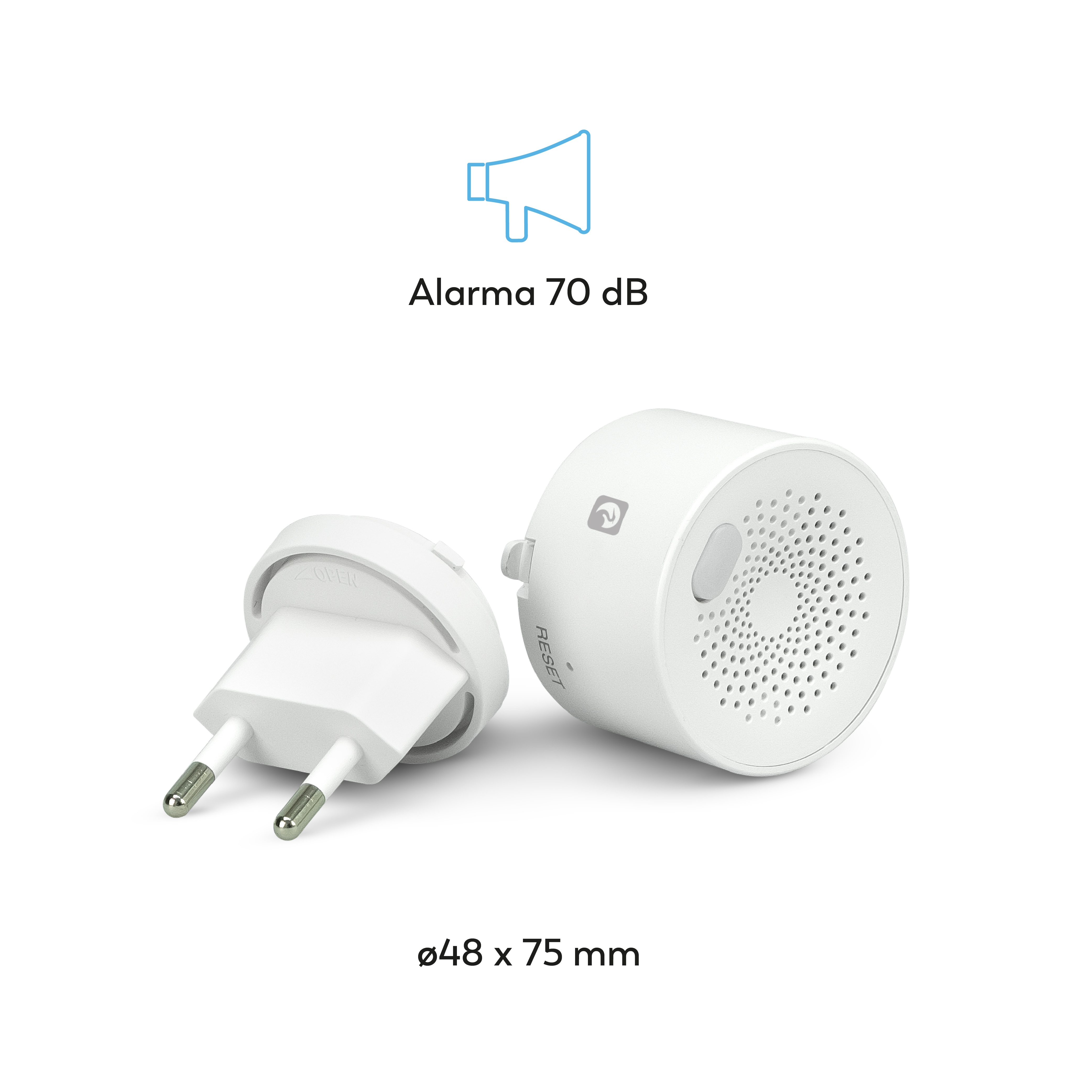 Detector de Gas Smart WiFi Blanco-6