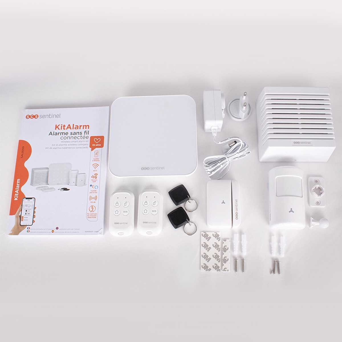 Kit alarma inalámbrico conectado - KitAlarm Blanco-5