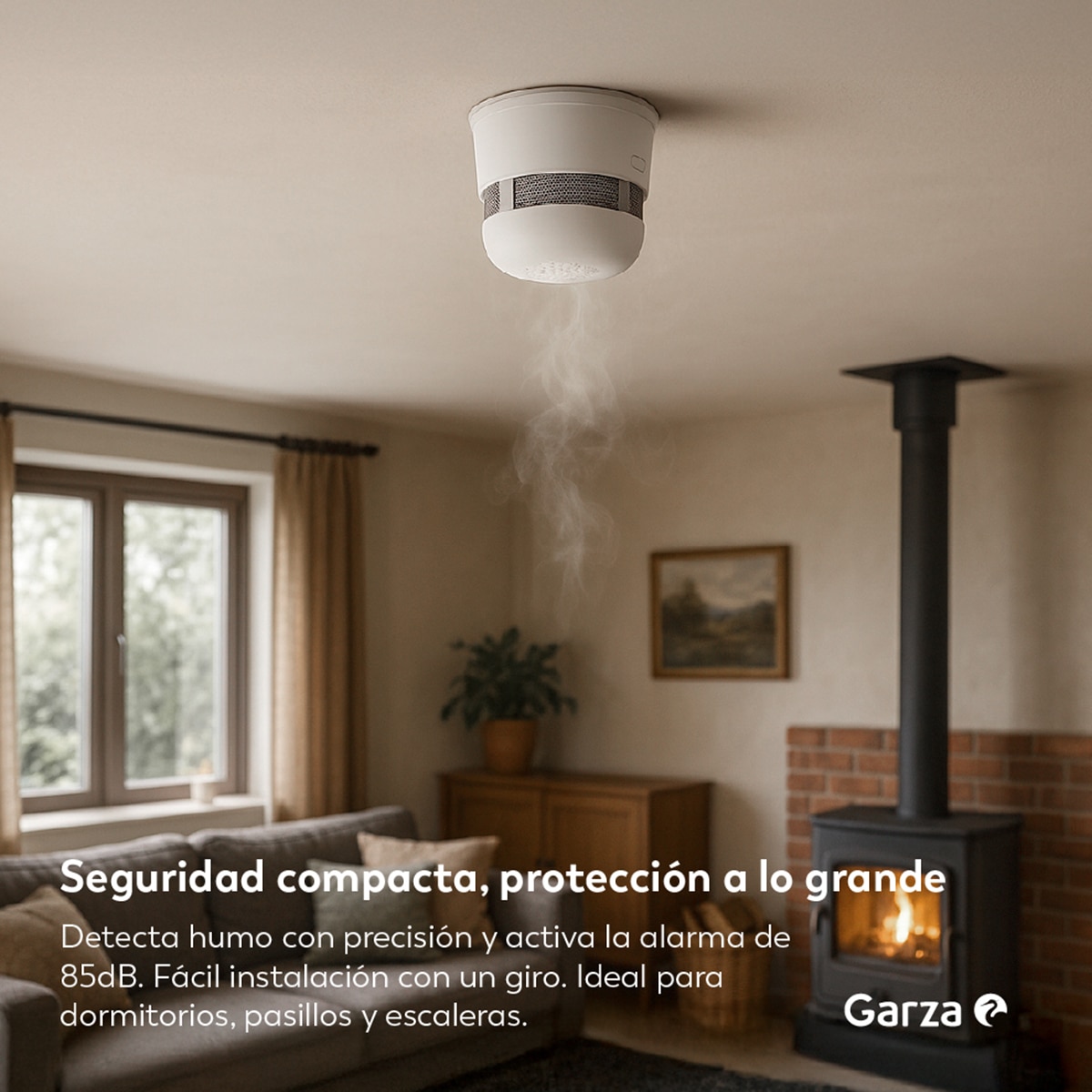 GZ Detector de humo Etector mini Bast 4