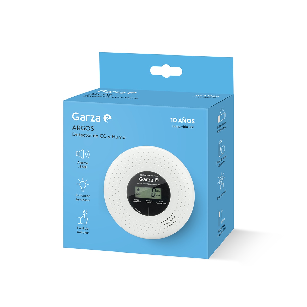 GZ Detector Etercor CO+Humo Argos 5