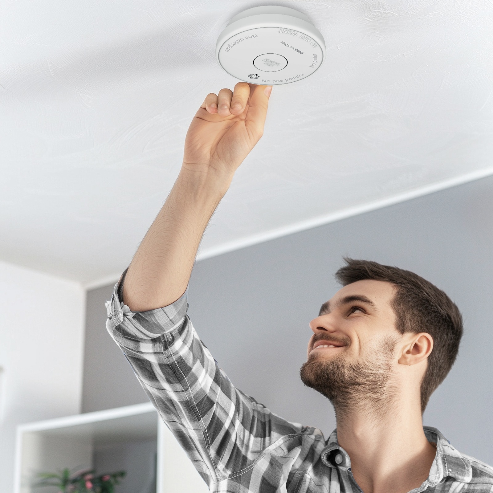 Detetor de fumo SmokeAlarm 3Y Branco-3