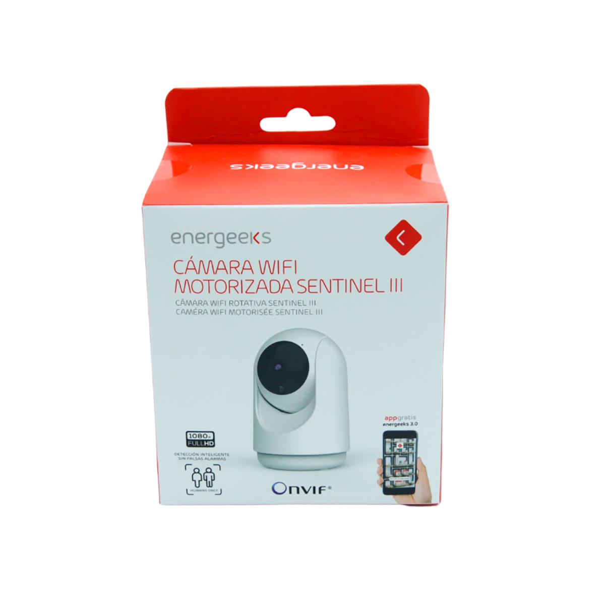 Cámara vigilancia WiFi 360º interior Blanco-2