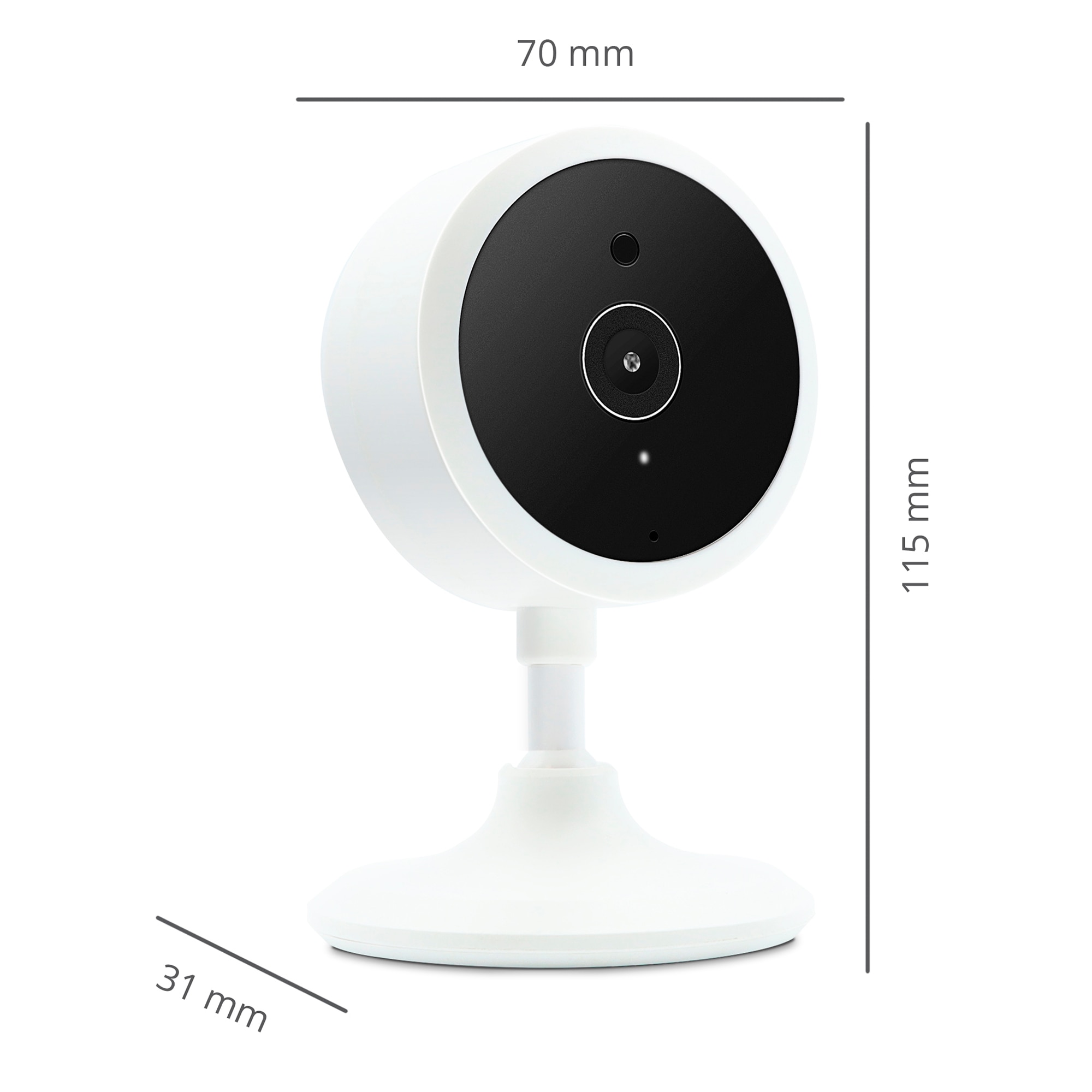 Cámara Fija Inteligente Wi-Fi para Interiores Blanco-9