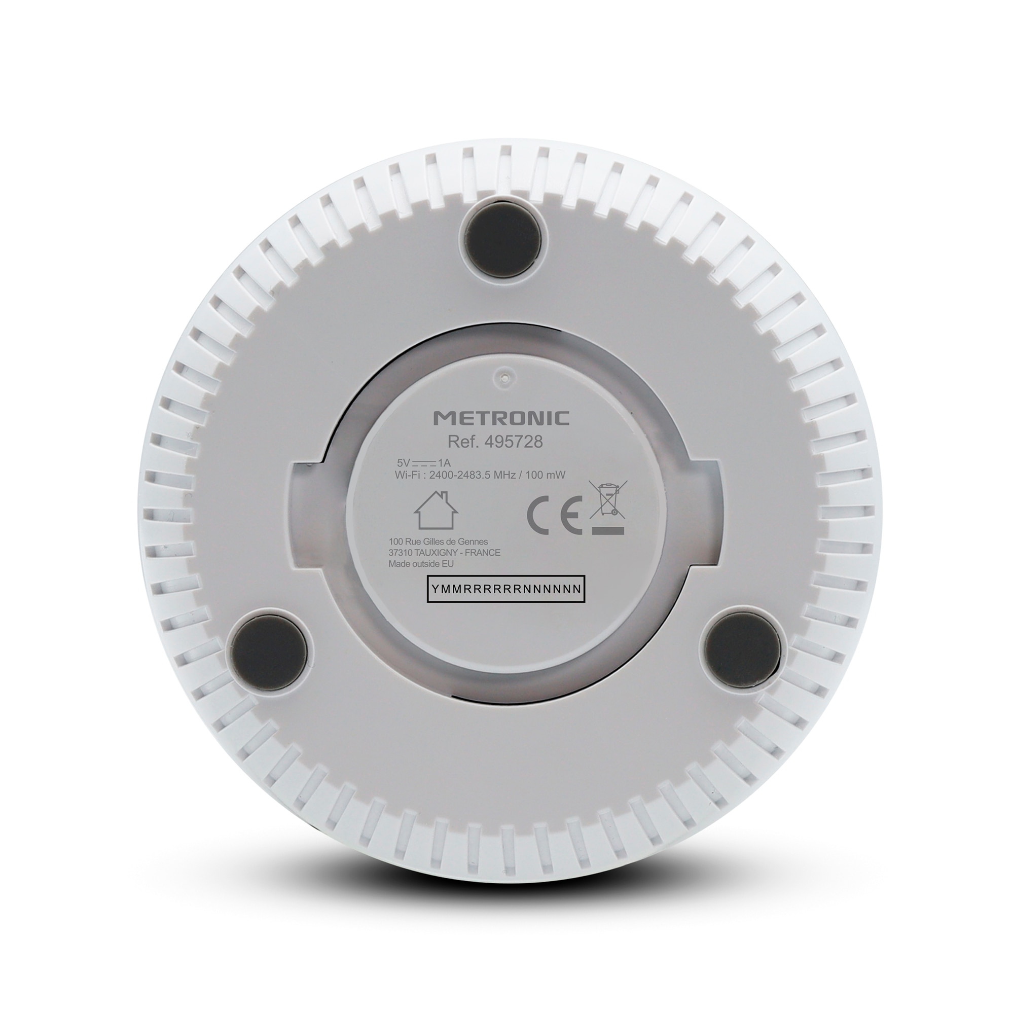 Cámara Rotativa Inteligente Wi-Fi para Interiores Blanco-7
