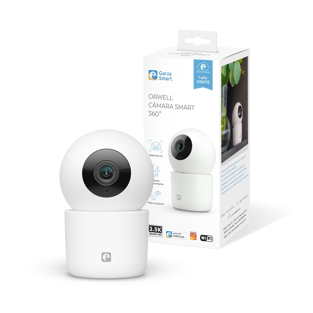 Cámara Vigilancia Wifi Orwell 360º - Blanco Blanco-8
