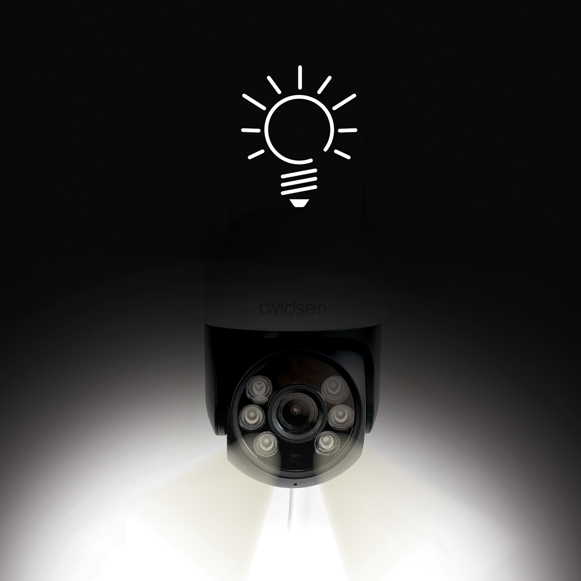 Cámara de seguridad motorizada para exterior HomeCam 2K PTZ Avidsen Home - Avidsen Blanco-8