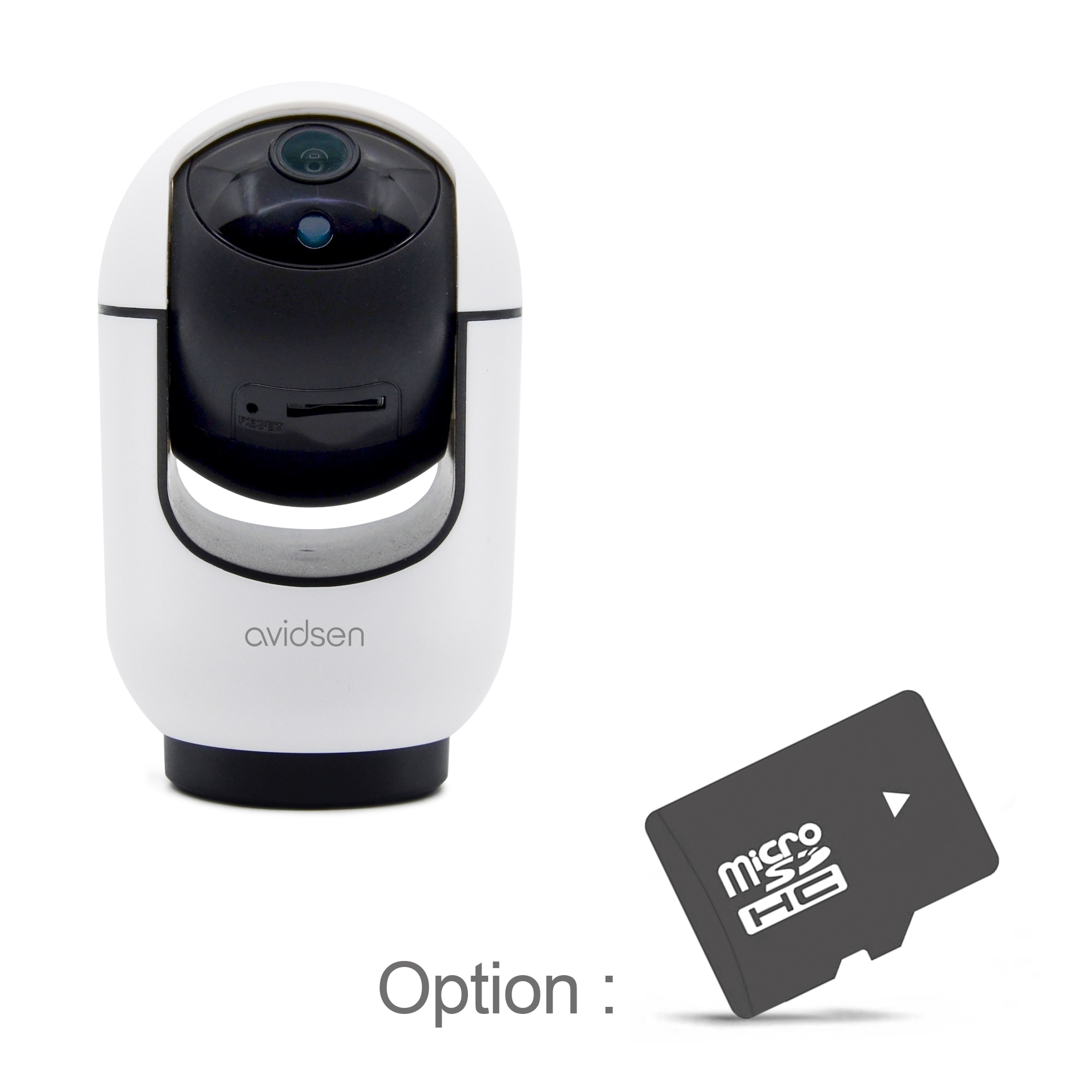 Cámara IP Wifi interior motorizada 2,5K 360° vigilancia HomeCam Indoor - Avidsen Blanco-2