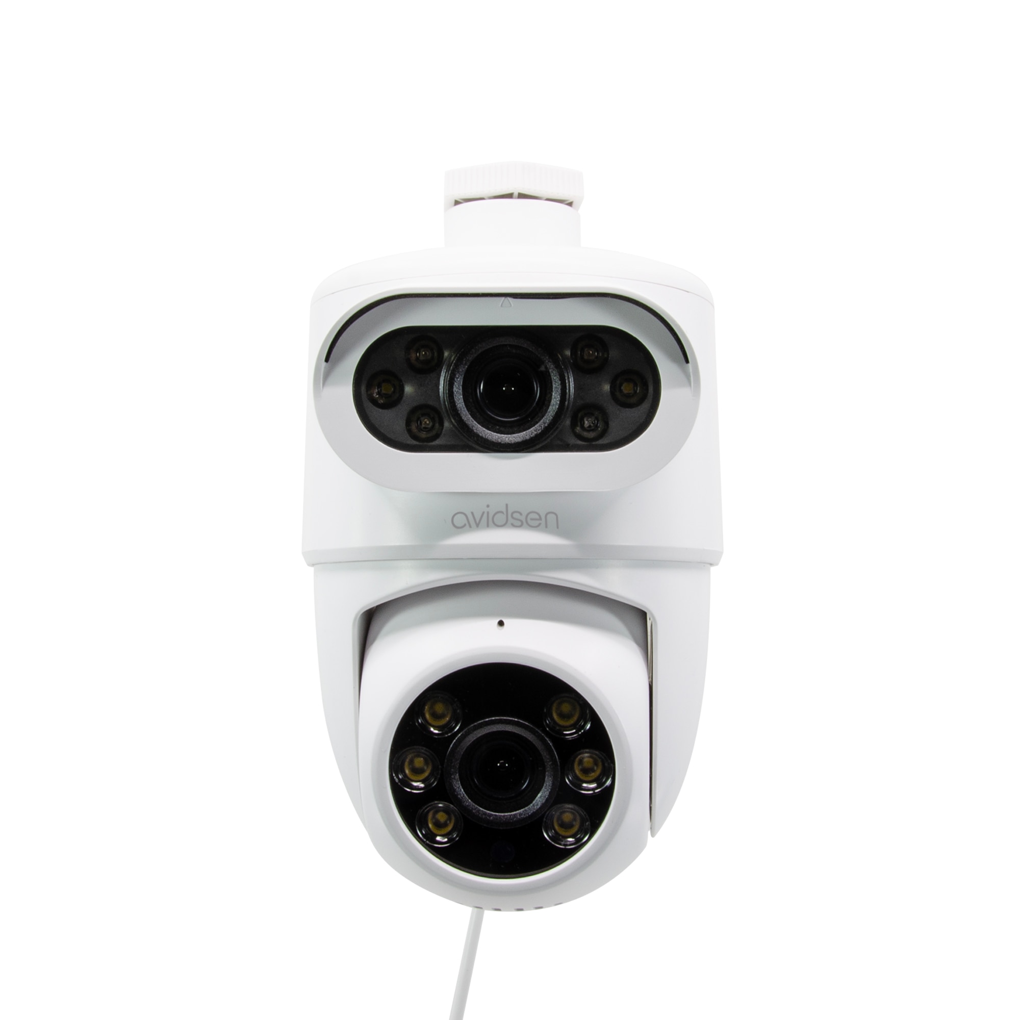 Cámara IP motorizada para exteriores 2K con doble lente HomeCam Dual PTZ - Avidsen Blanco-2
