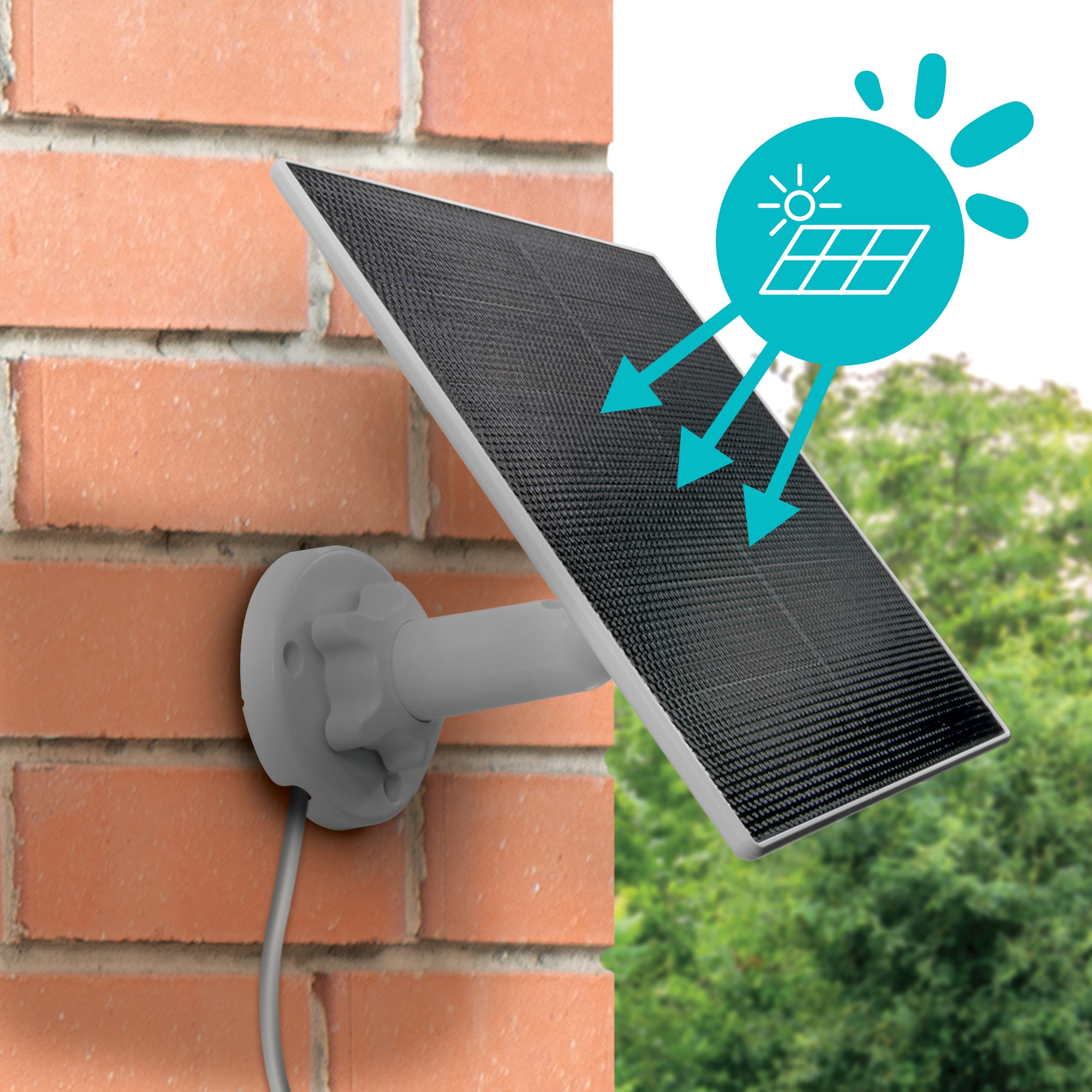 Cámara IP motorizada para exteriores 2,5K solar con batería HomeCam Battery 2,5 K PTZ - Avidsen Blanco-13