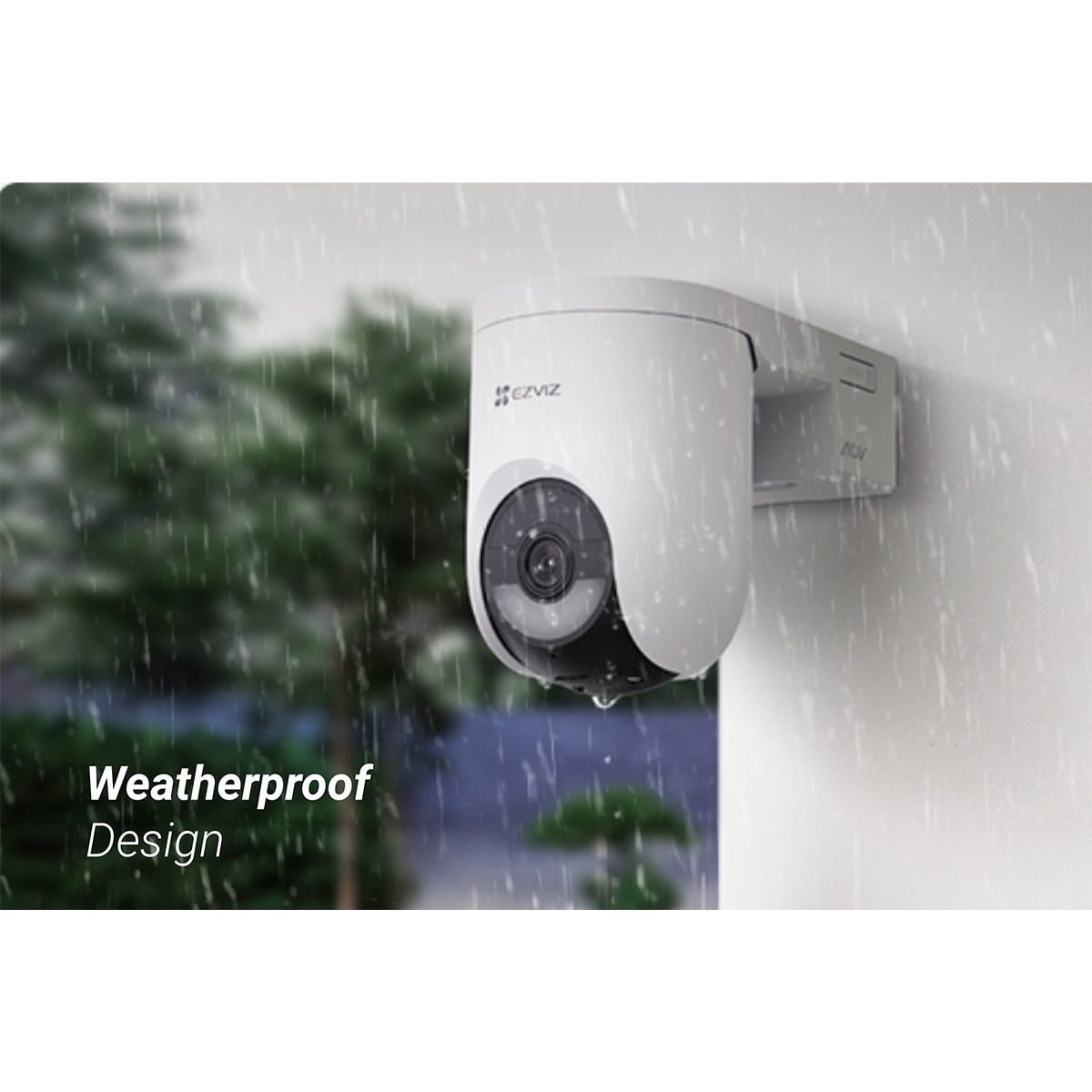 Hb8 Lite Cámara Wi-Fi con rotación horizontal y vertical alimentada por batería - Blanco Blanco-4