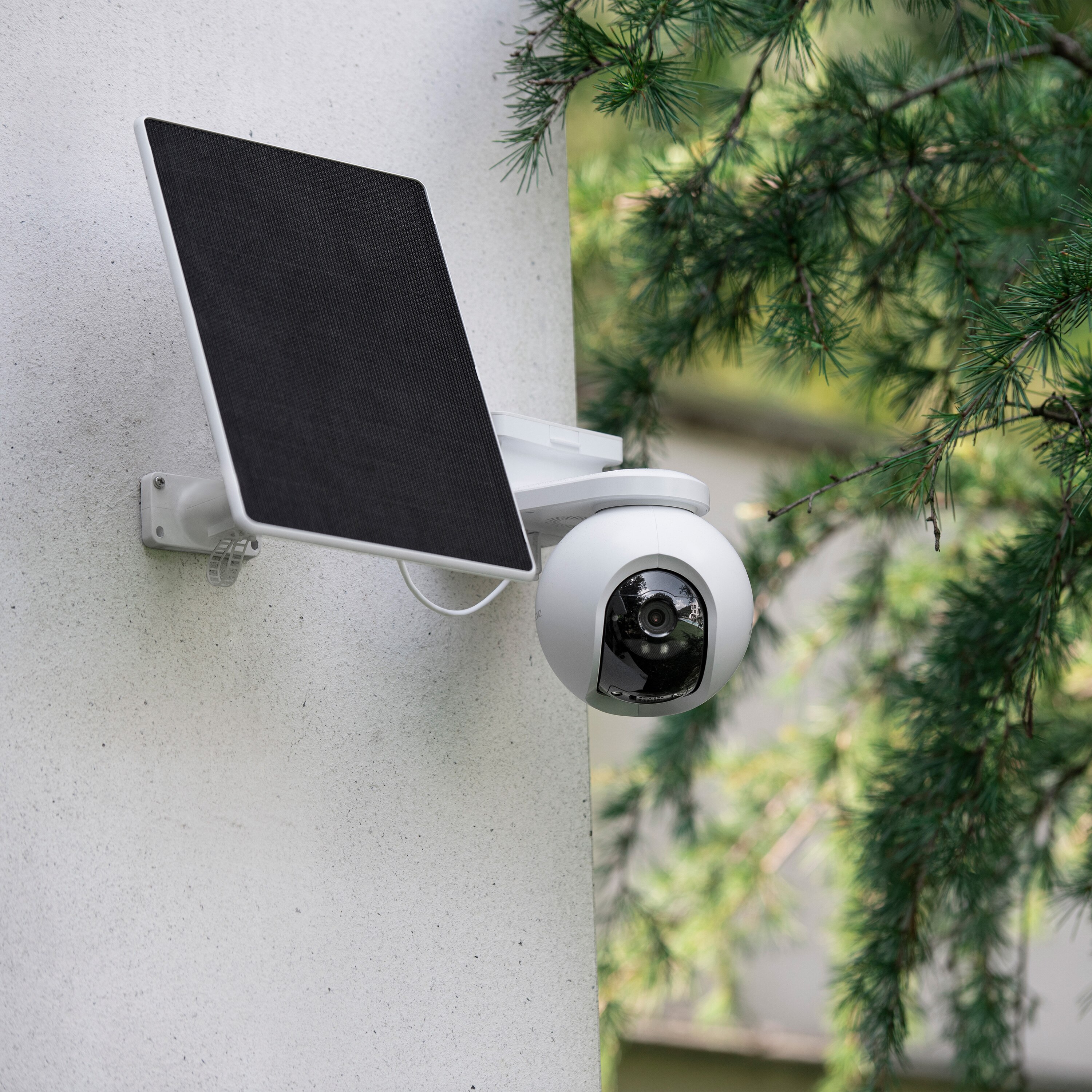 Cámara exterior Ezviz 360 EB8 solar Blanco-8