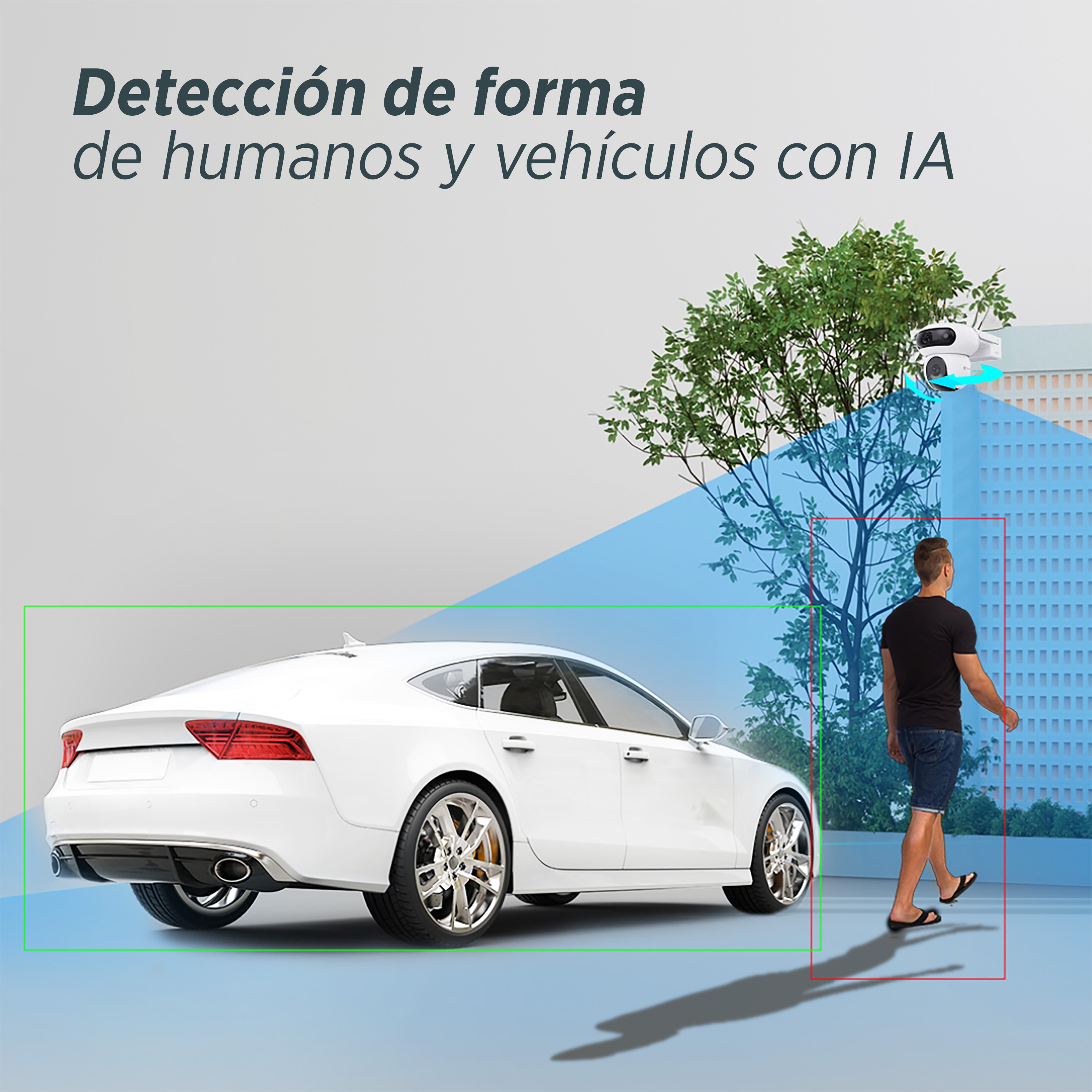 Cámara exterior Ezviz 360 HB90x solar Blanco-6