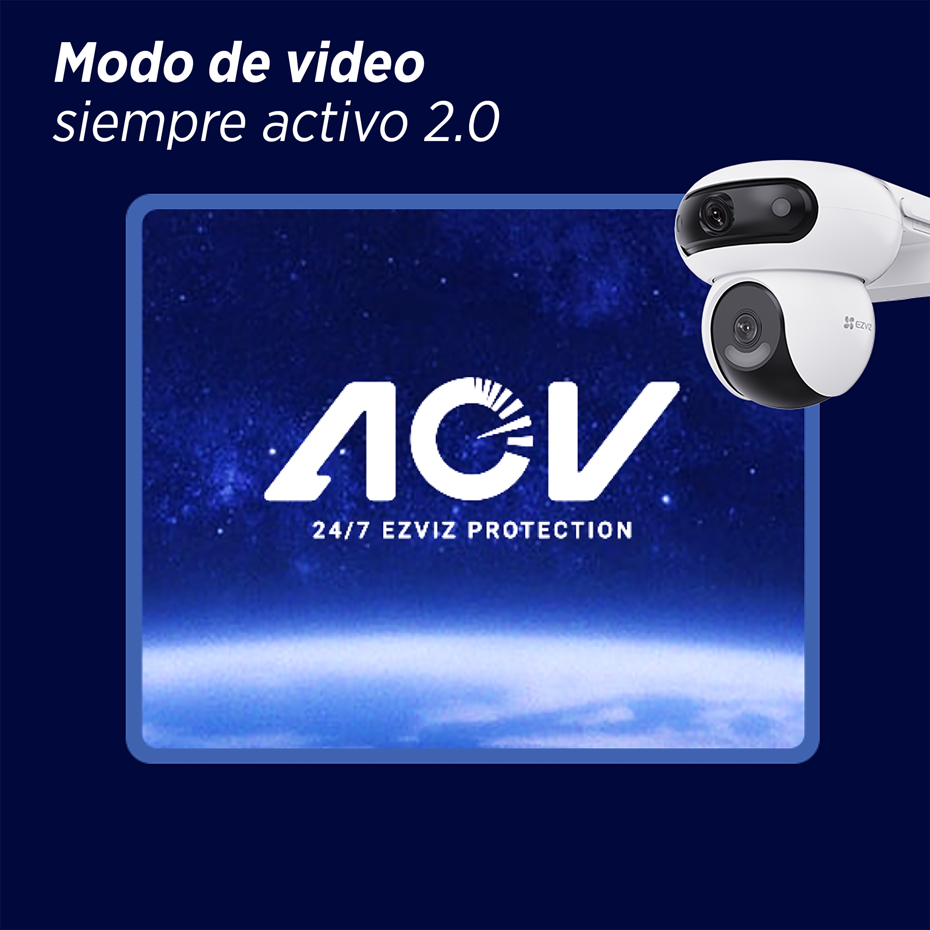 Cámara exterior Ezviz 360 HB90x solar Blanco-9