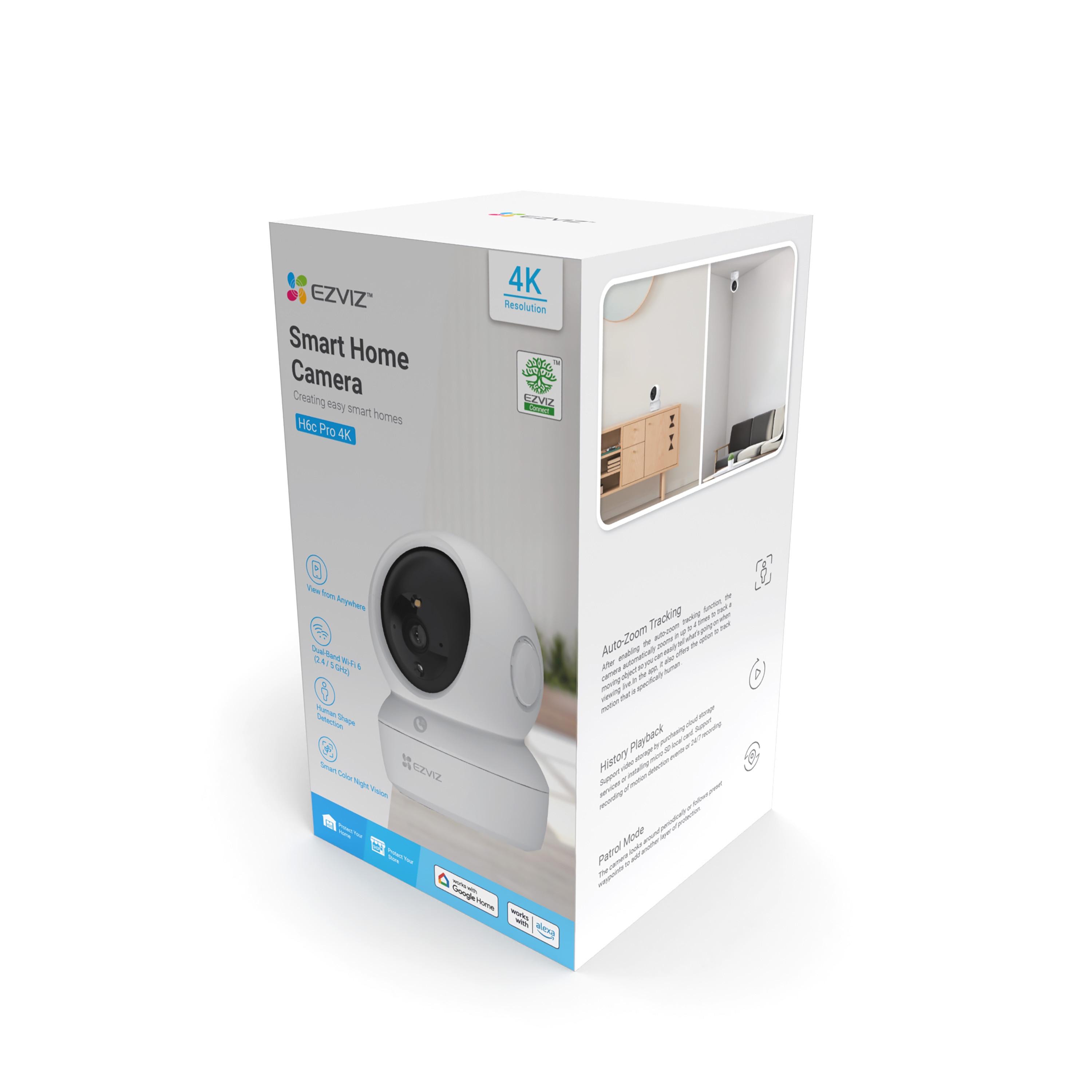 Cámara interior Ezviz 360 H6C Pro Blanco-8
