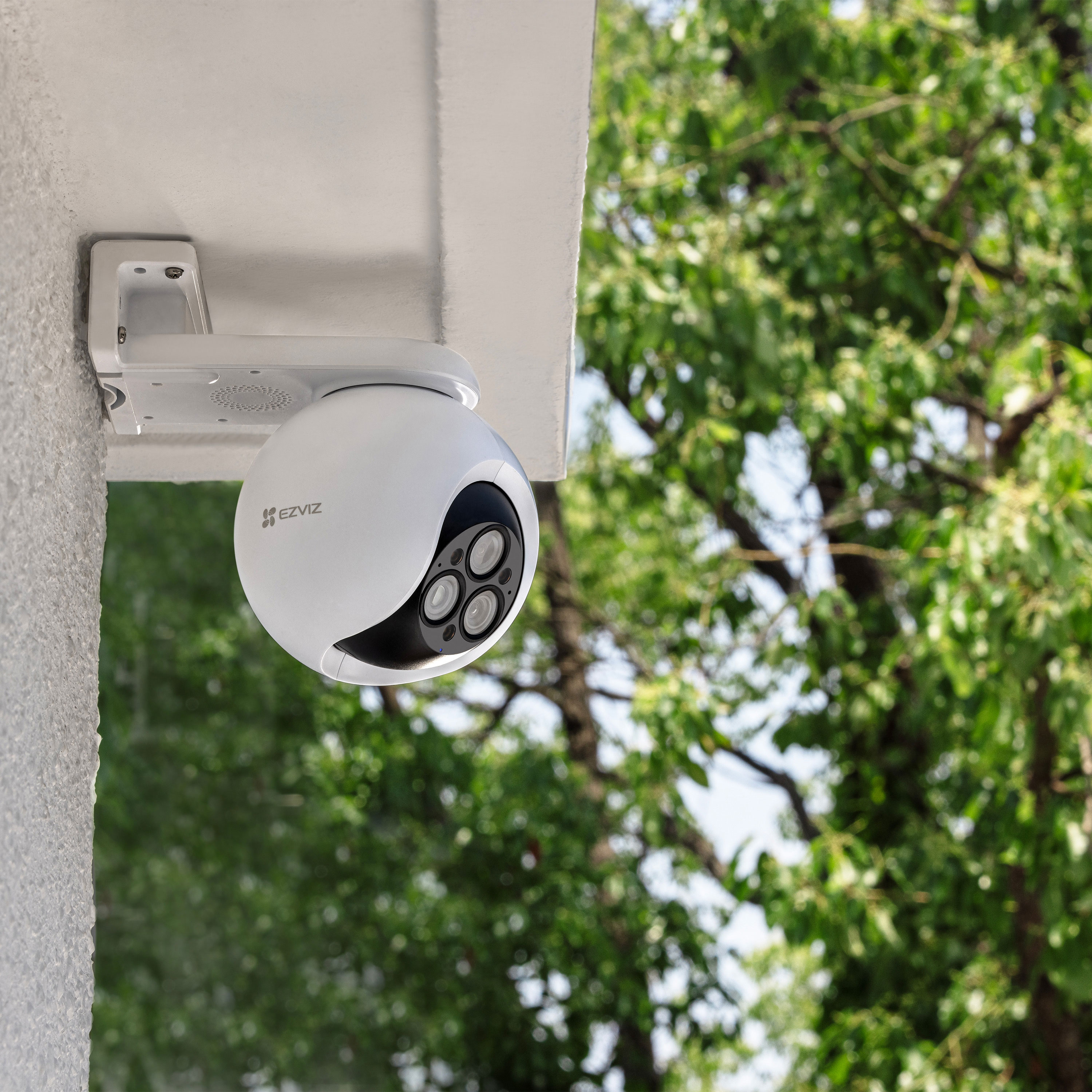 Cámara exterior Ezviz  360 H80F Blanco-8