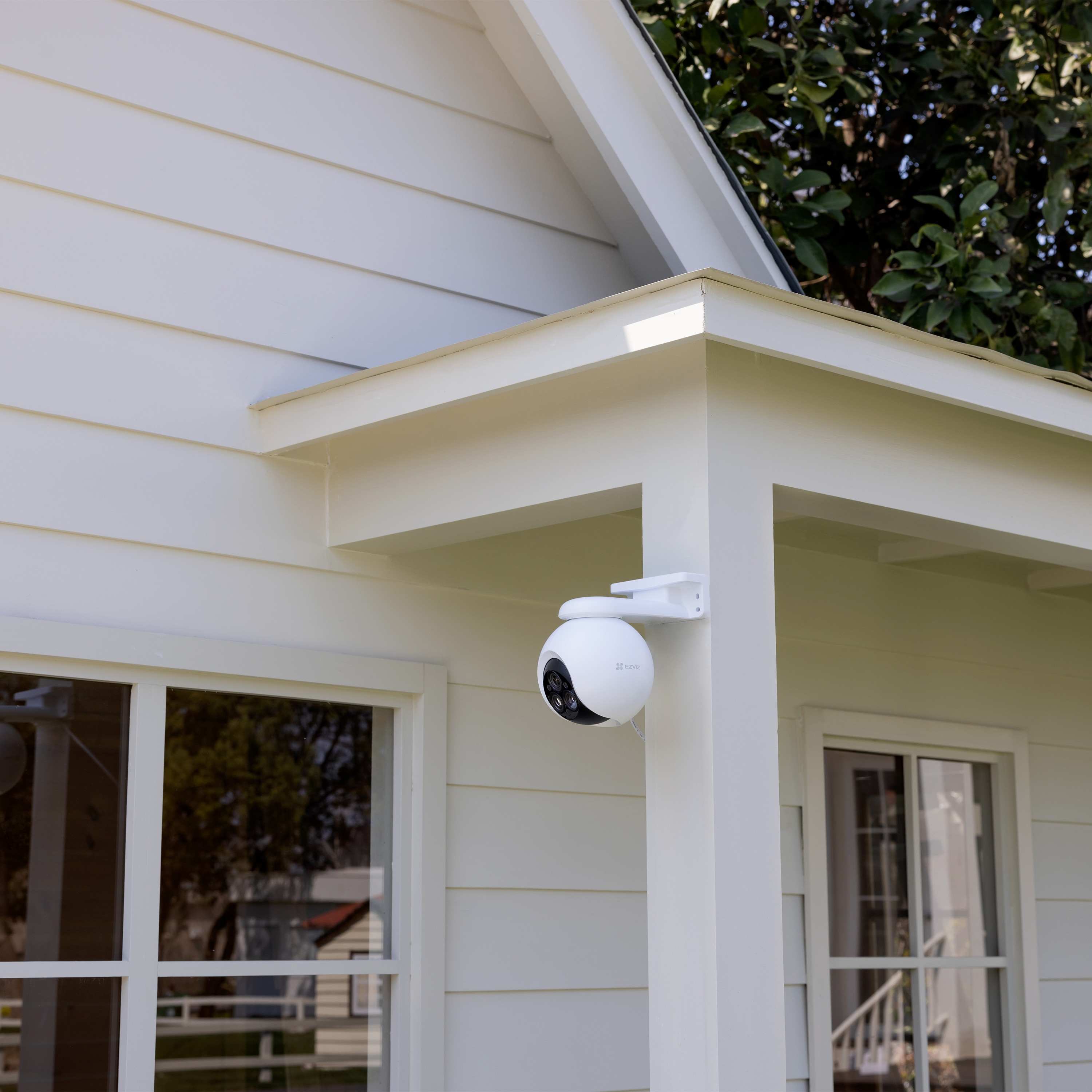 Cámara exterior Ezviz  360 H80F Blanco-9