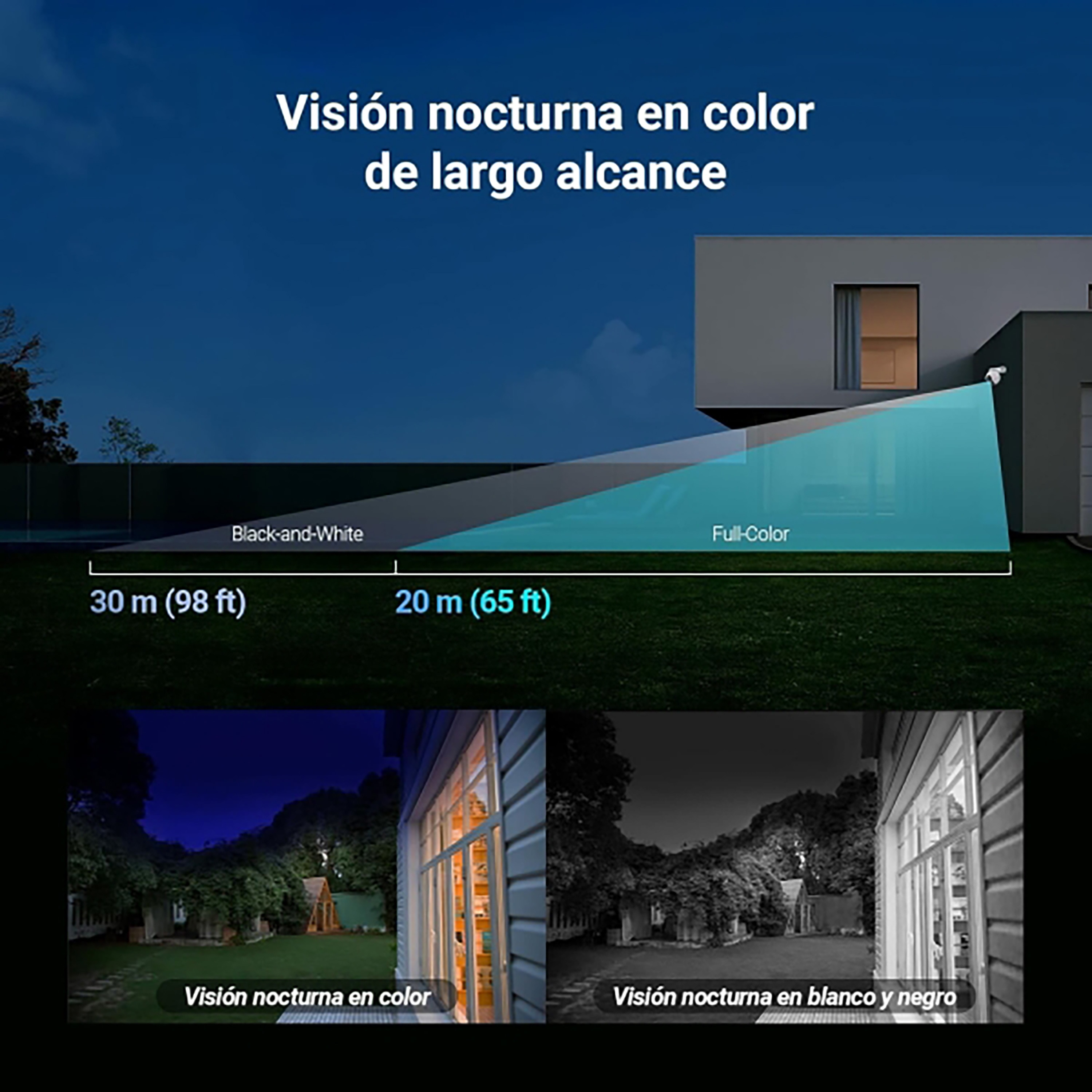 Cámara exterior Ezviz  360 H80F Blanco-19