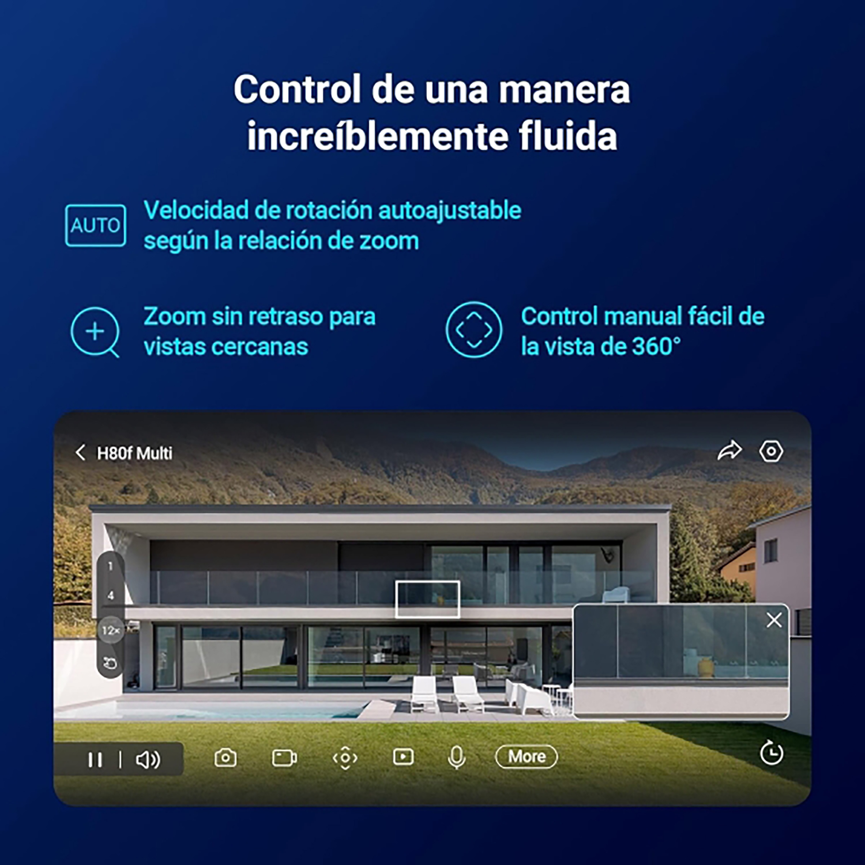 Cámara exterior Ezviz  360 H80F Blanco-22