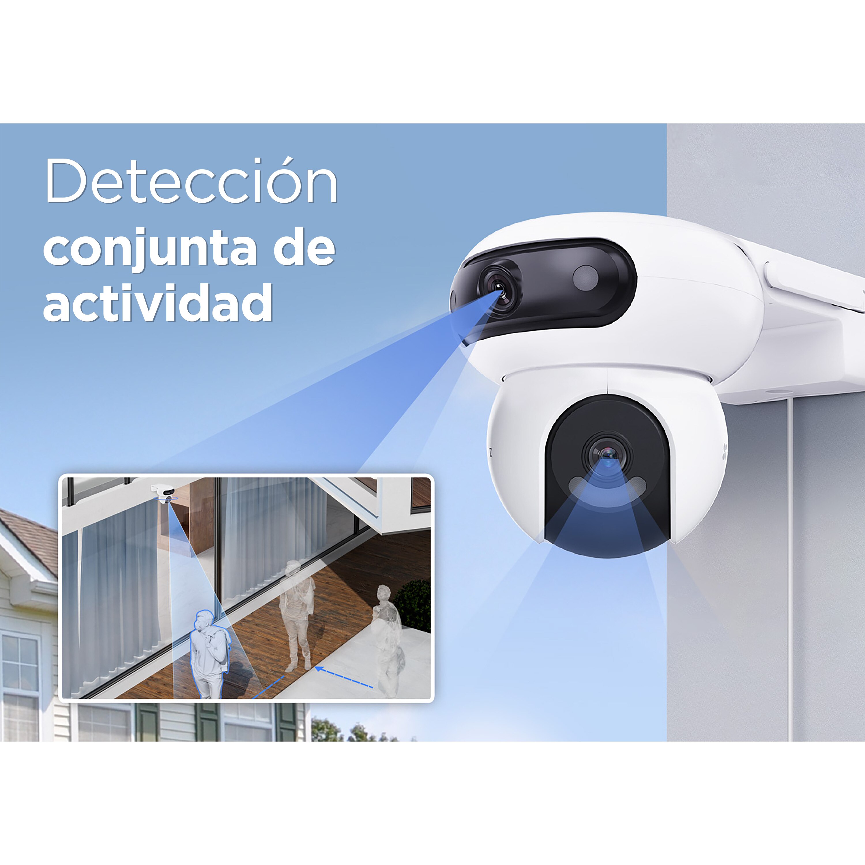Cámara exterior Ezviz 360 H90 Blanco-8