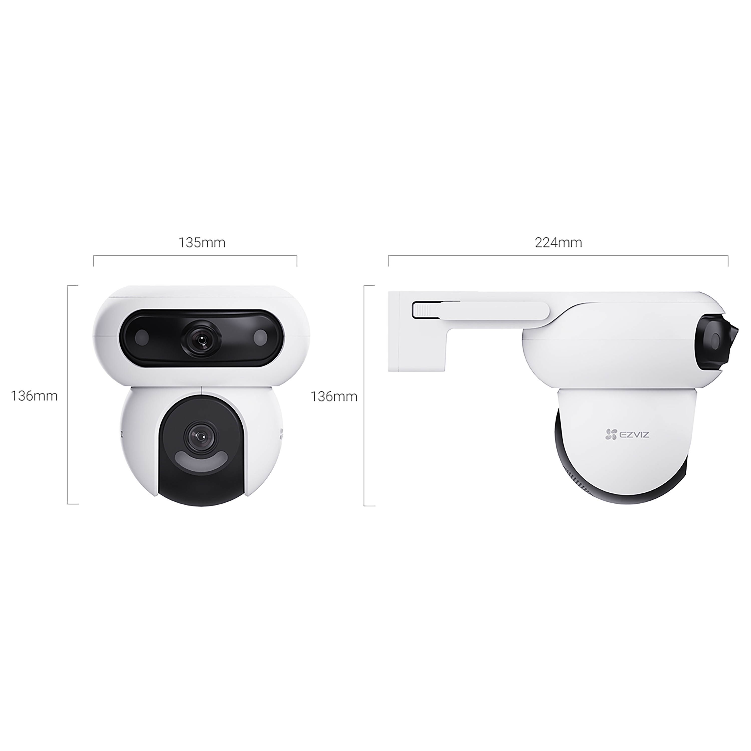 Cámara exterior Ezviz 360 H90 Blanco-16