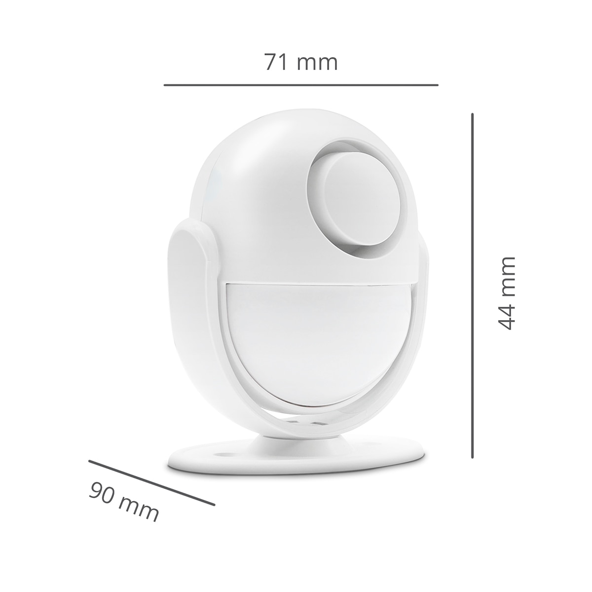 Sirena Inteligente Wi-Fi con Detector de Movimiento Blanco-9