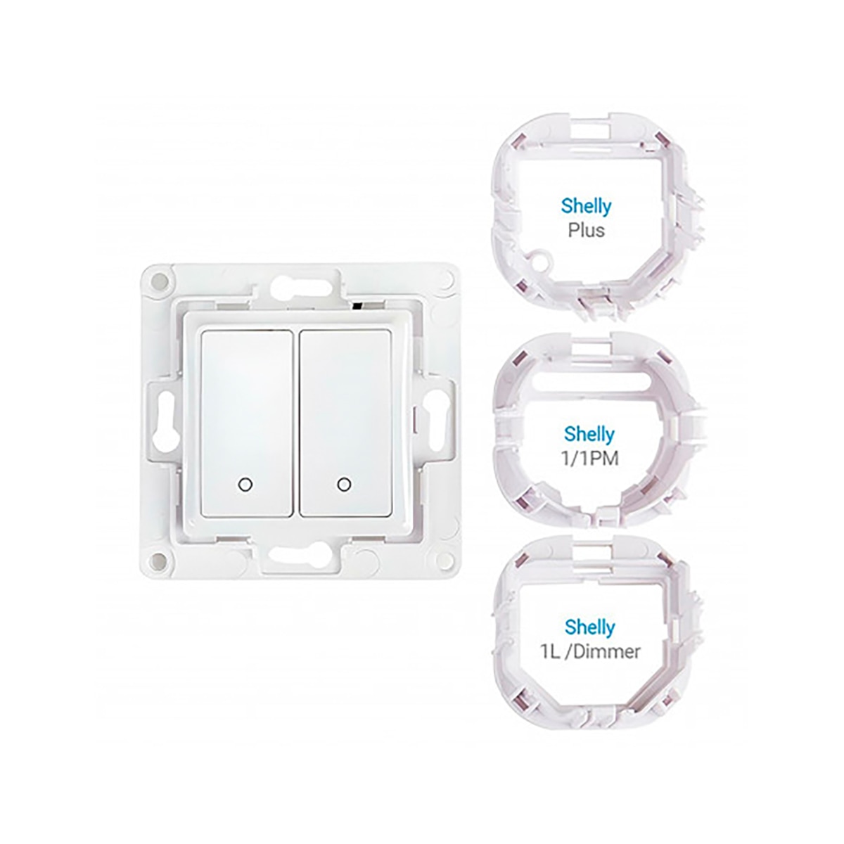 Interruptor de Parede Switch 2 - Branco Branco-2