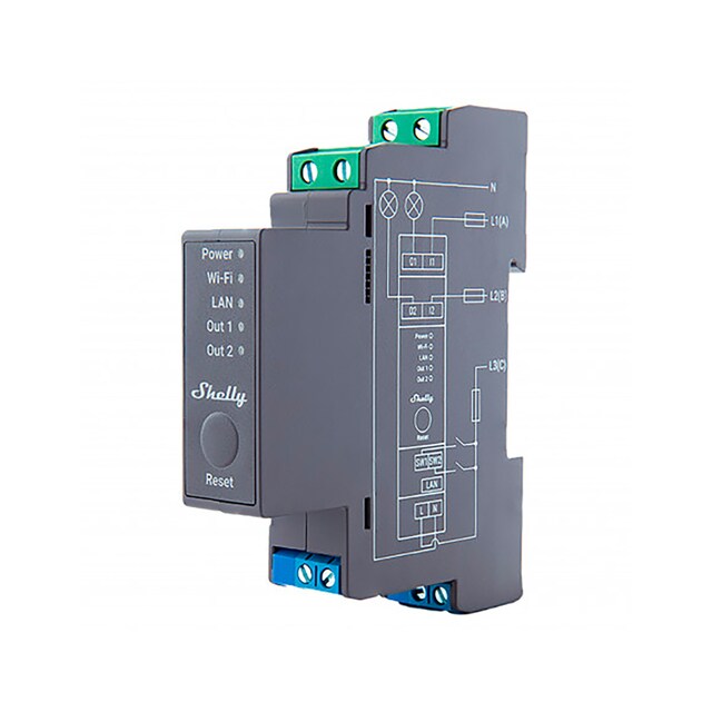 Imagen 0 de Relé Wi-Fi LAN BT DIN PRO 2