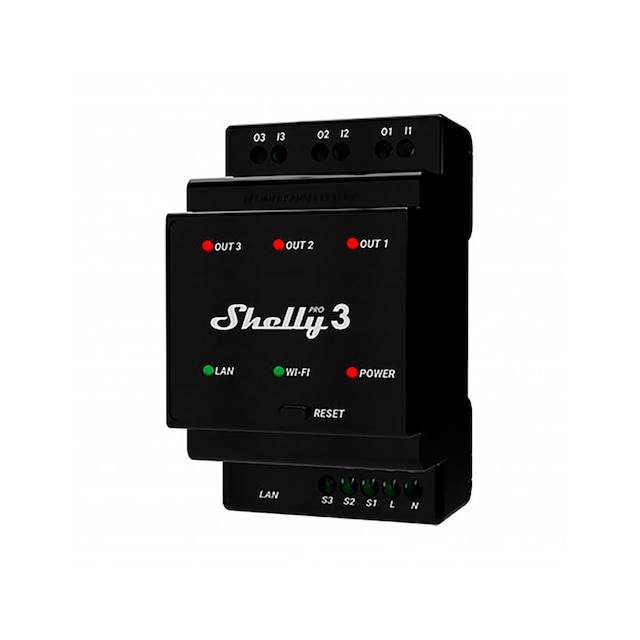 Imagen 0 de Relé Wi-Fi LAN BT DIN PRO 3