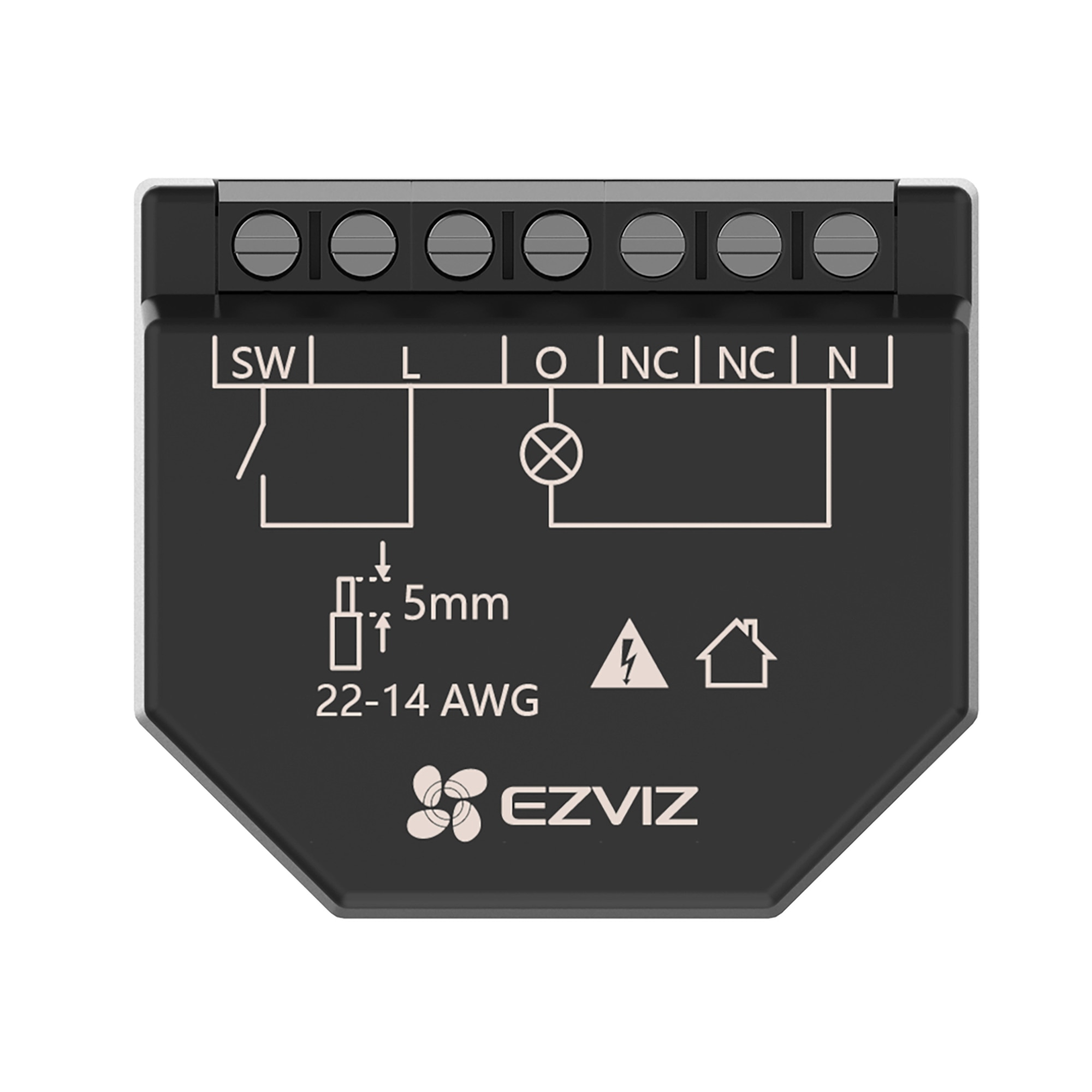 Relé inteligente Ezviz T35W Wi-Fi Negro-2