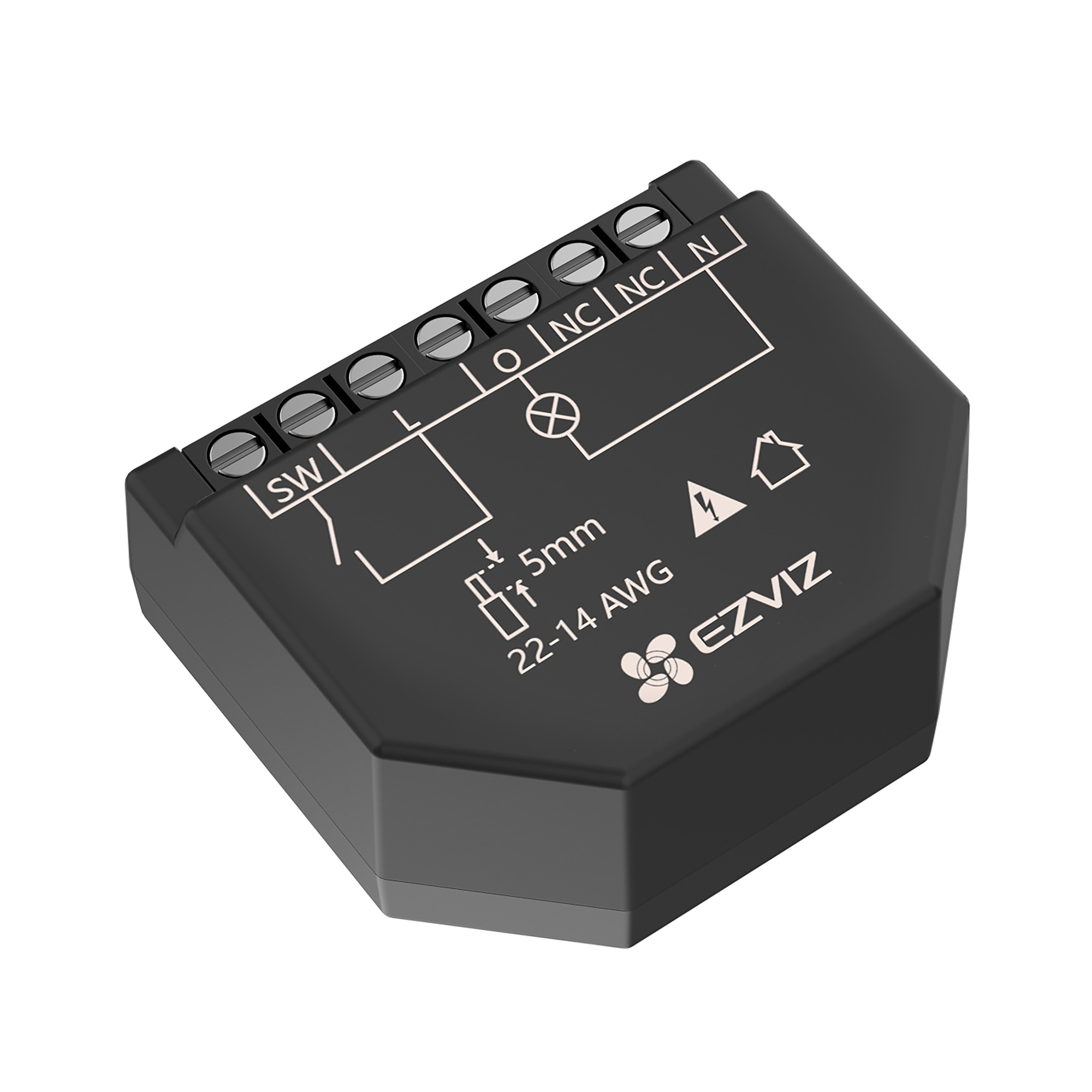 Relé inteligente Ezviz T35W Wi-Fi Negro-3