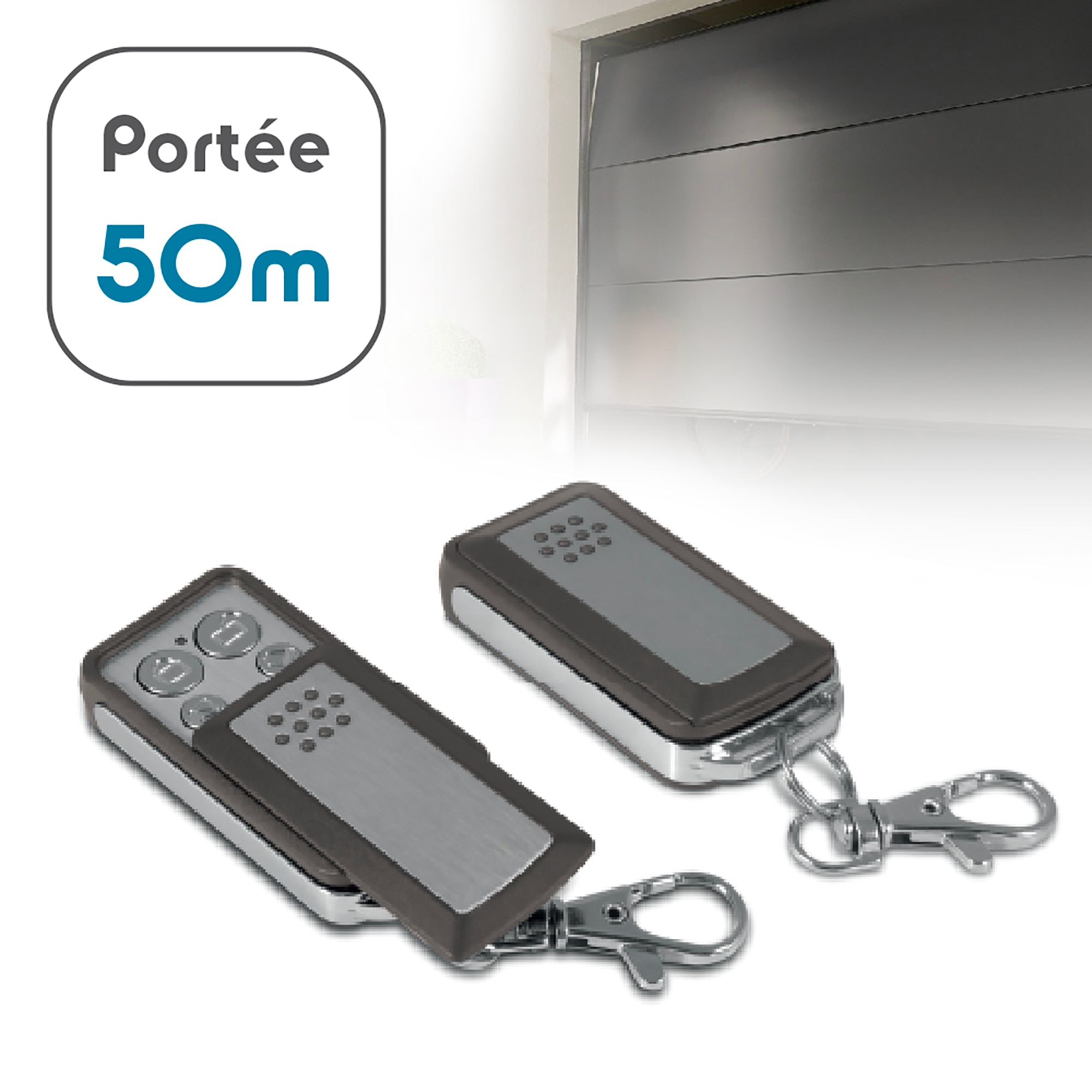 Motor puerta basculante 75 kg Gris-5