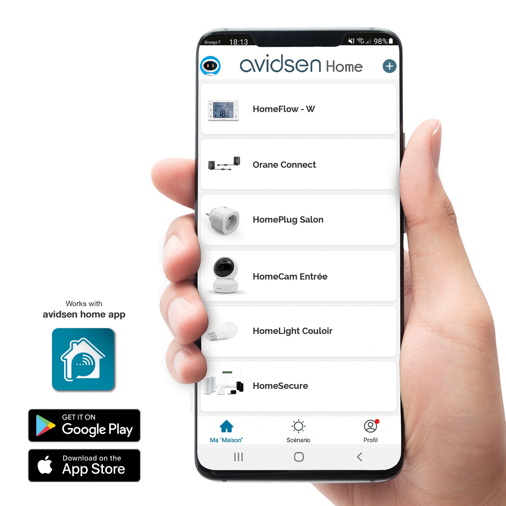 Motorización cancela 2 batientes Orane Connect Antracita-12