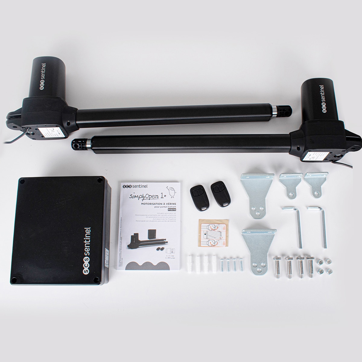 Motor de Puerta Batiente SimplyOpen 1+ 24V Negro-6