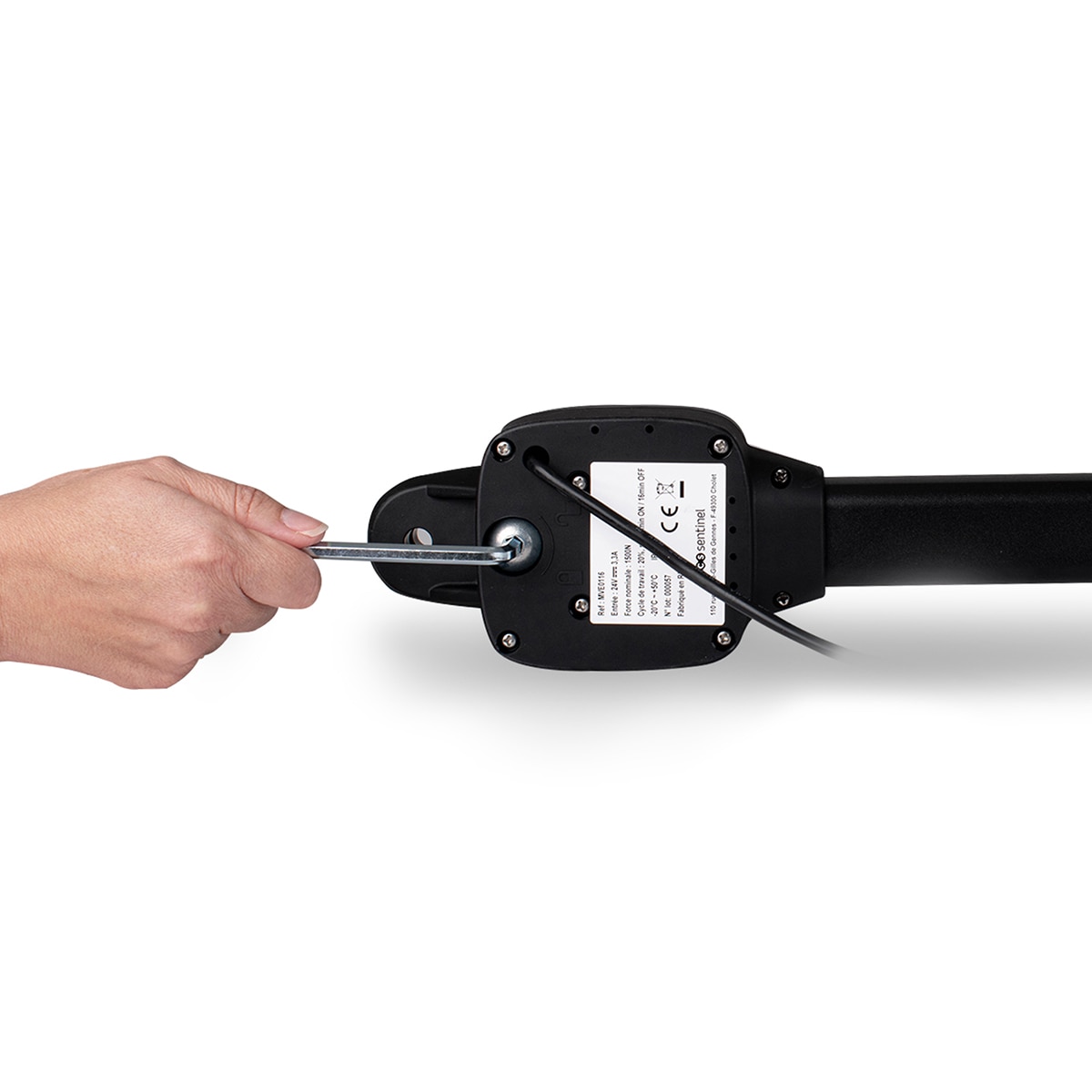 Motor de Puerta Batiente SimplyOpen 1+ 24V Negro-7