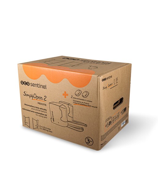 Motor de Porta Batente SimplyOpen 2 24 V Preto-2