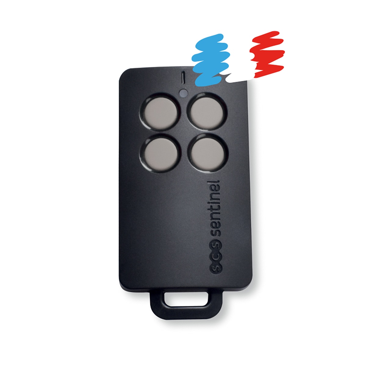 Controlo Remoto 4 Canais FrenchControl Cinzento-3